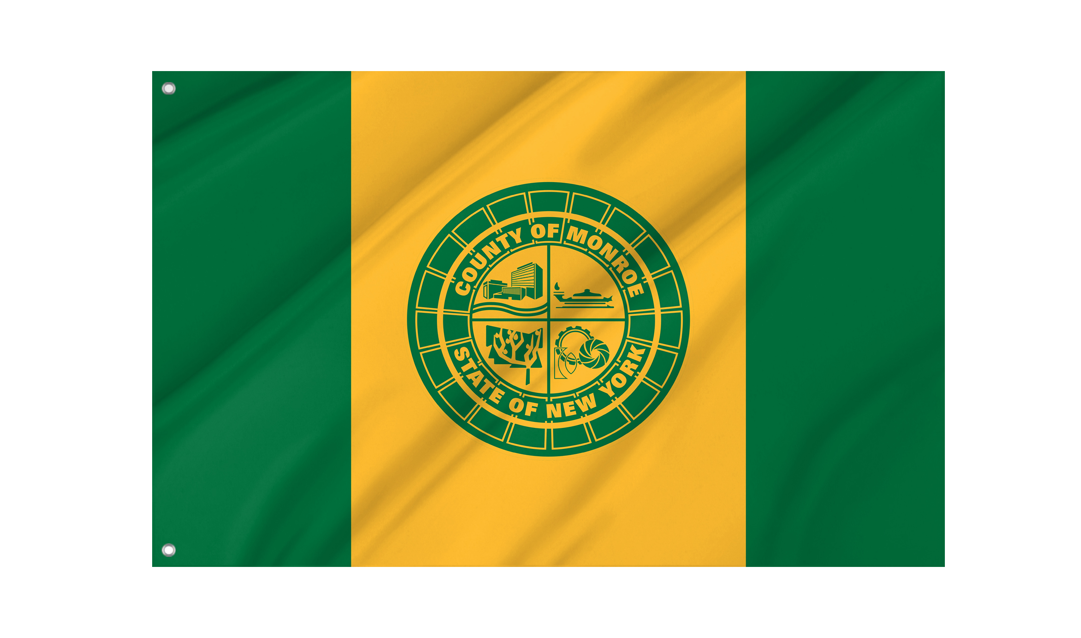 Monroe County Flag for Indoor & Outdoor Use