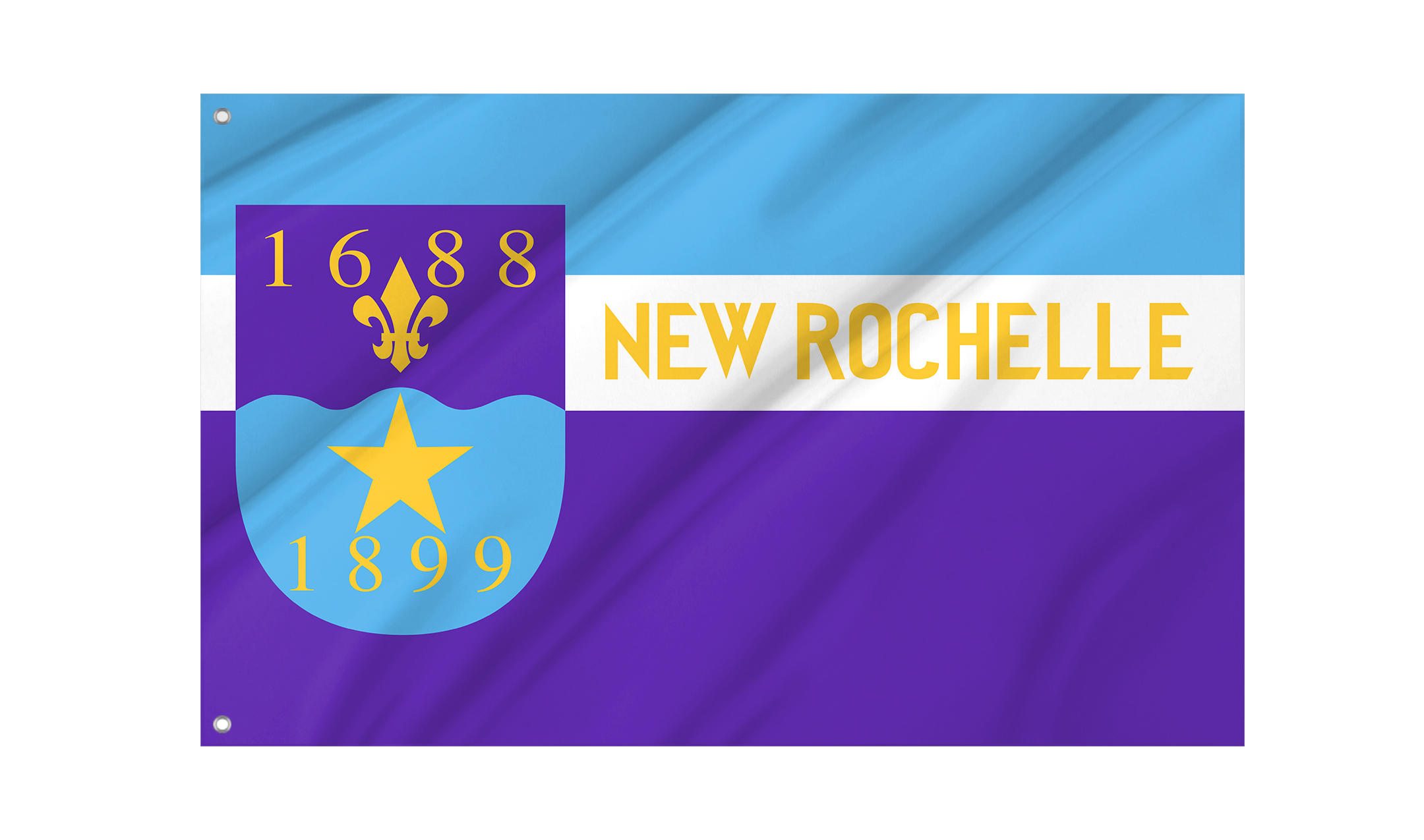 New Rochelle Flag for Indoor & Outdoor Use
