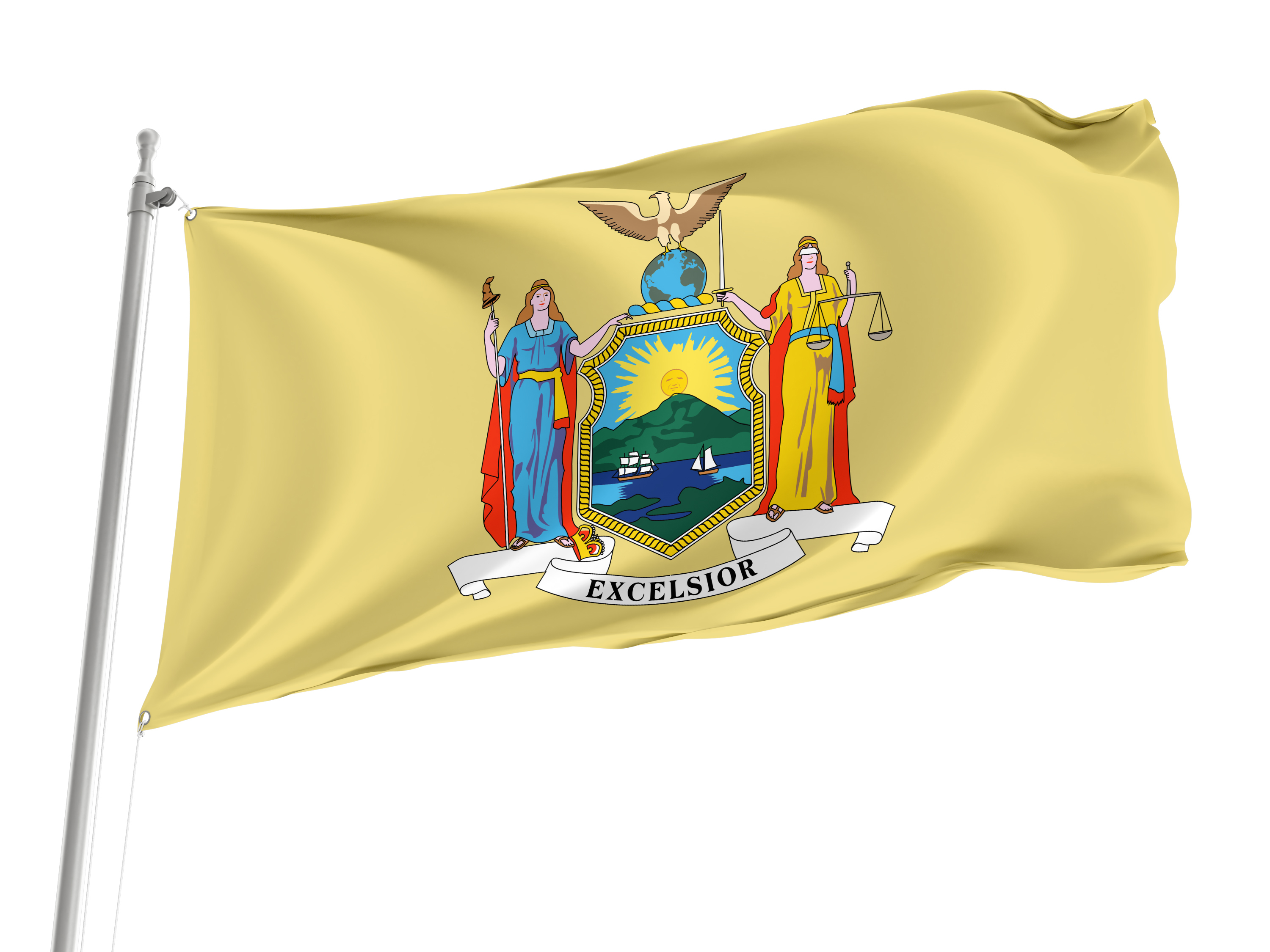 New York 1896-1901 Flag for Indoor & Outdoor Use