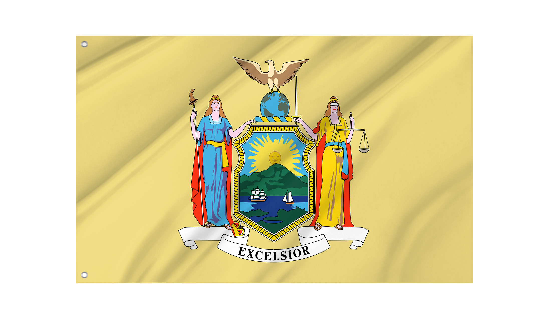 New York 1896-1901 Flag for Indoor & Outdoor Use