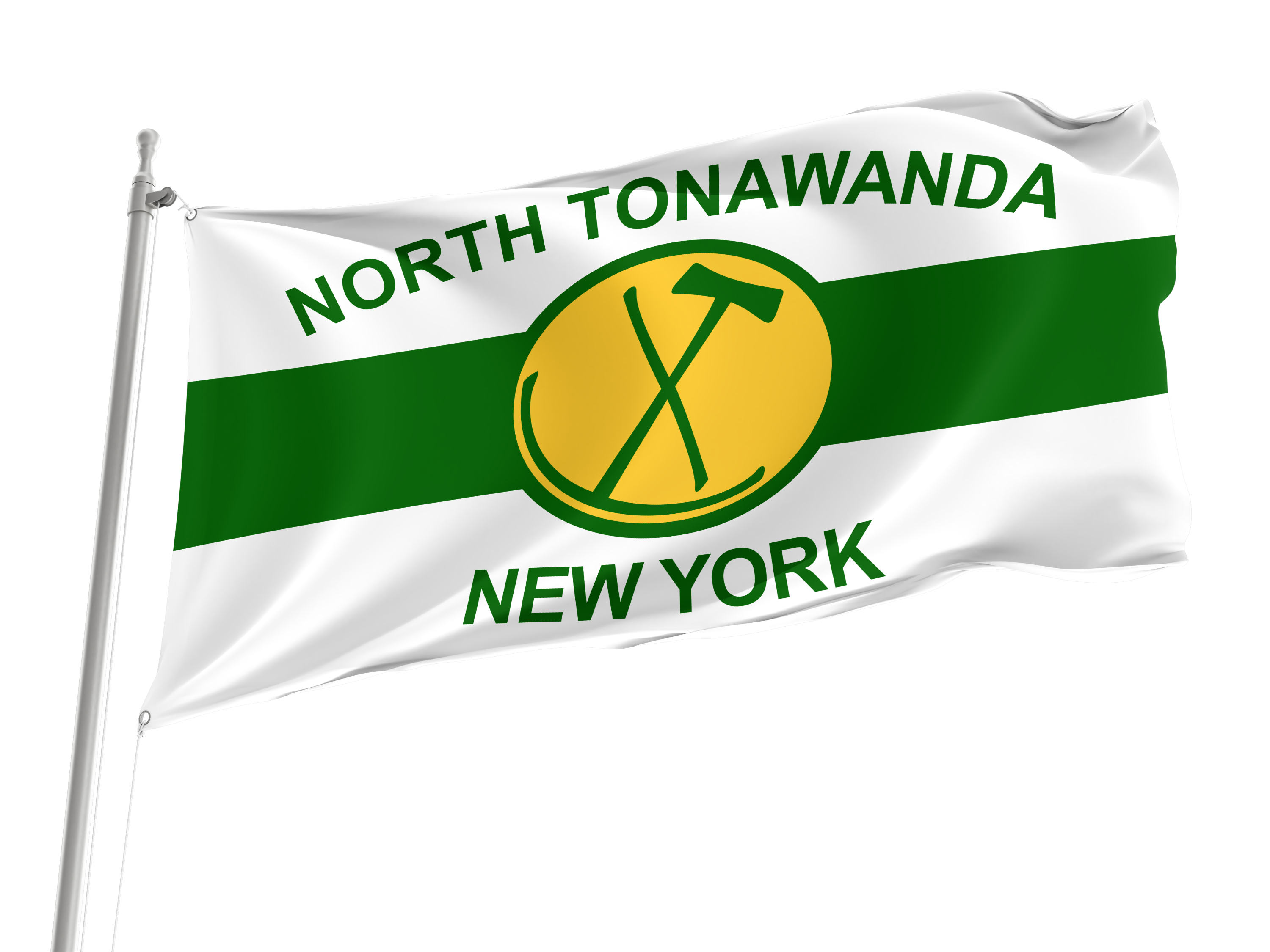 North Tonawanda Flag for Indoor & Outdoor Use