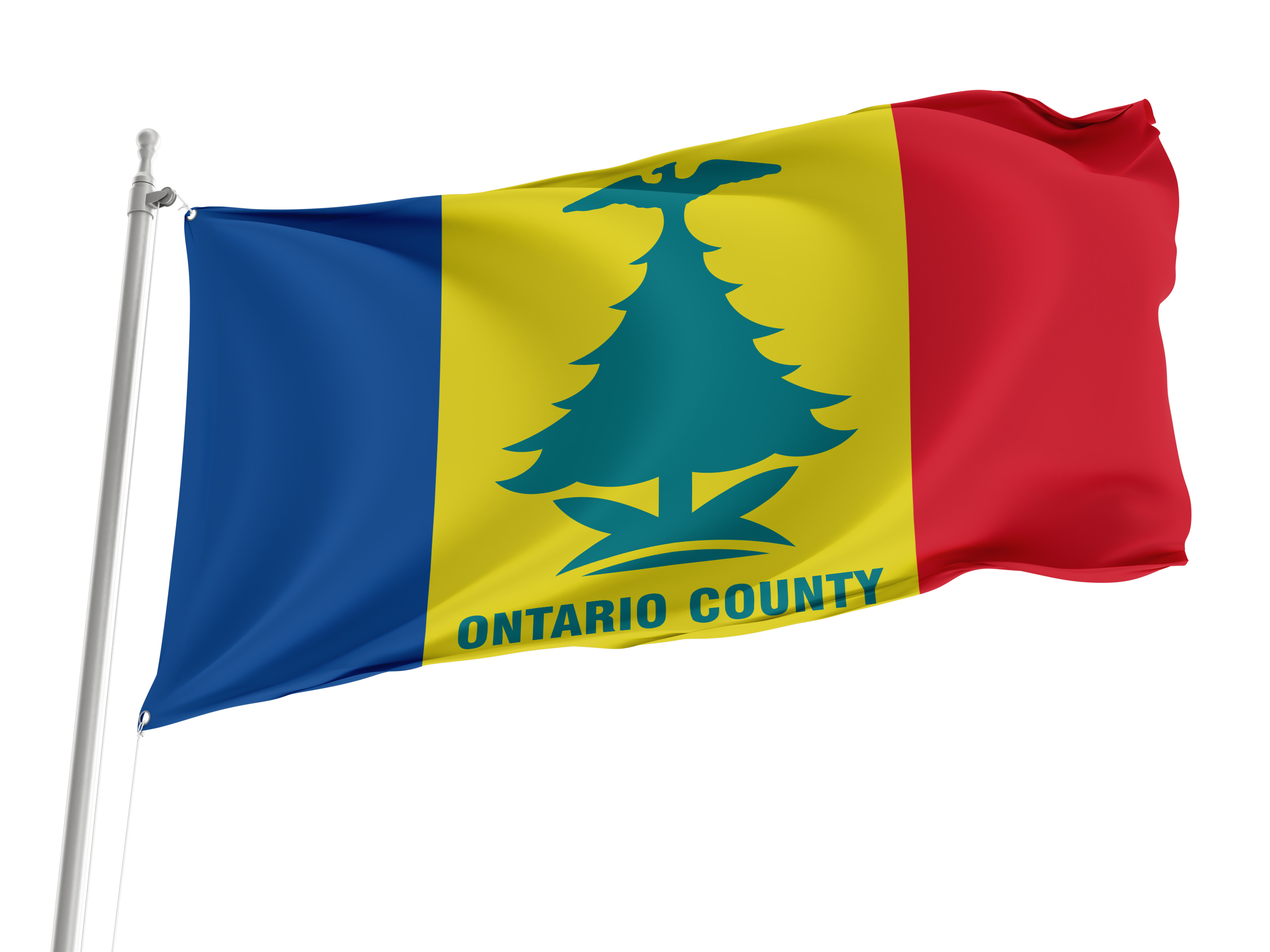 Ontario County, New York Flag for Indoor & Outdoor Use