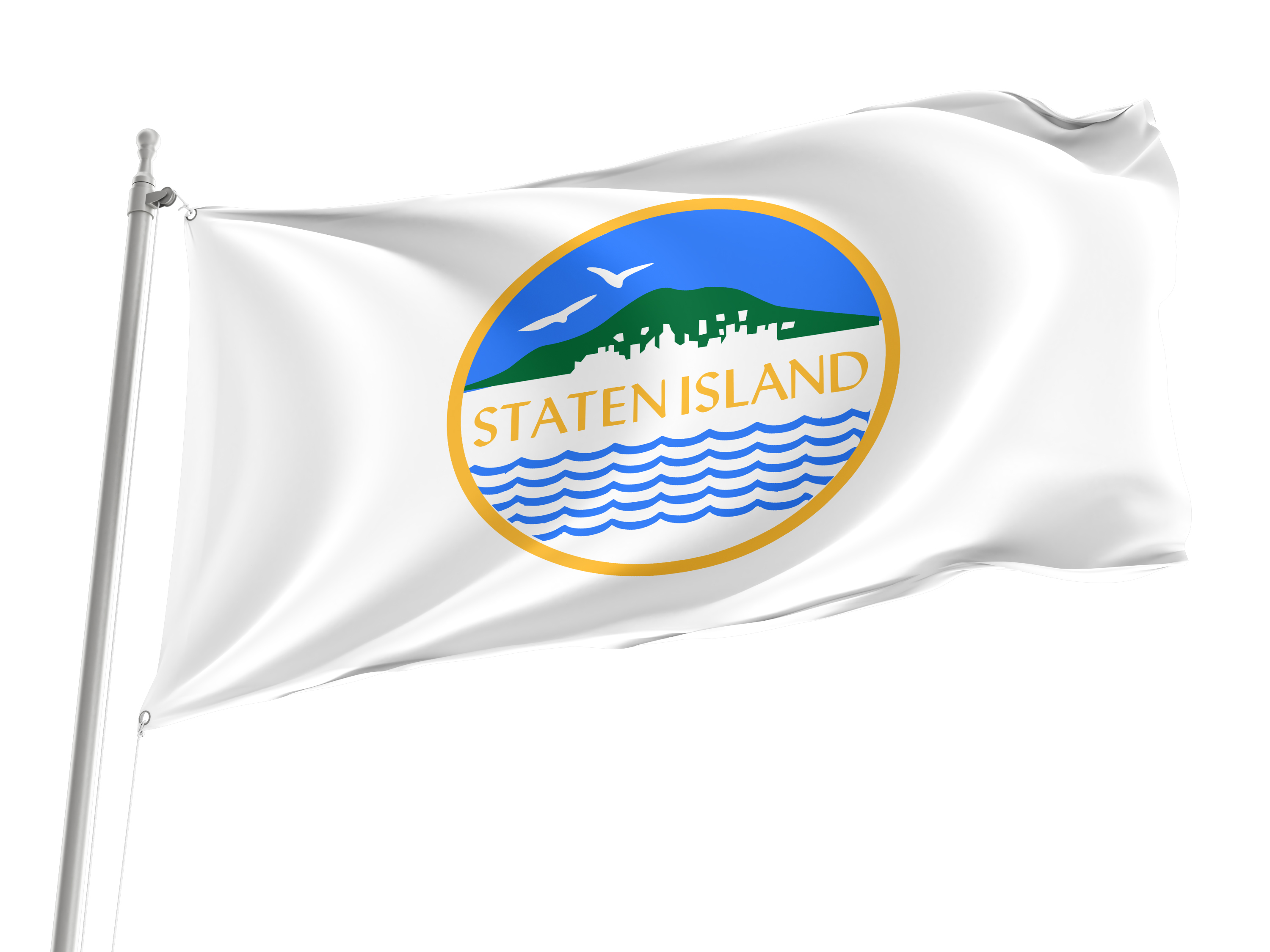 Staten Island 1971-2016 Flag for Indoor & Outdoor Use