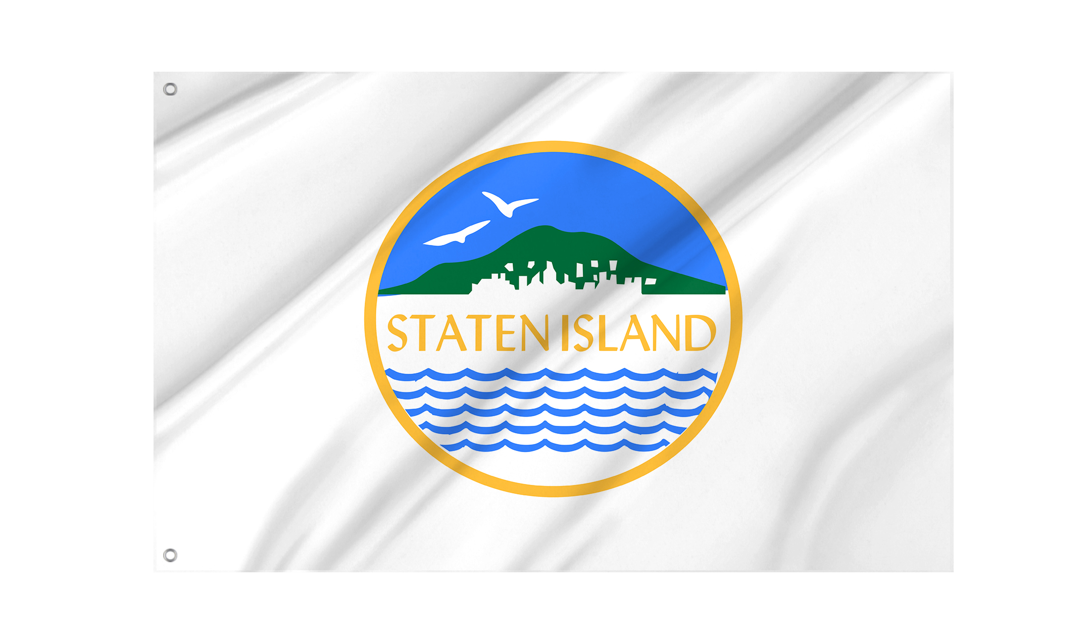 Staten Island 1971-2016 Flag for Indoor & Outdoor Use