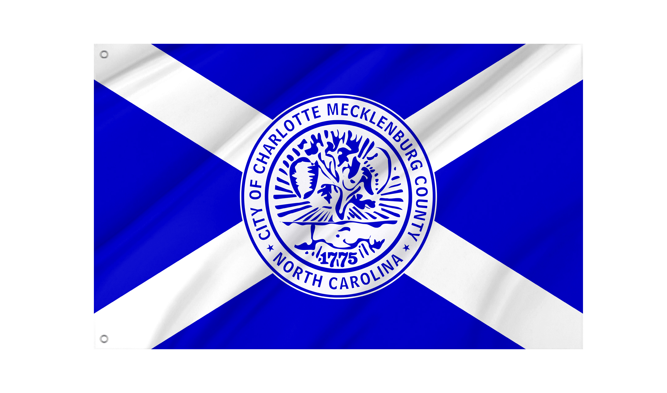 Charlotte, North Carolina Flag for Indoor & Outdoor Use