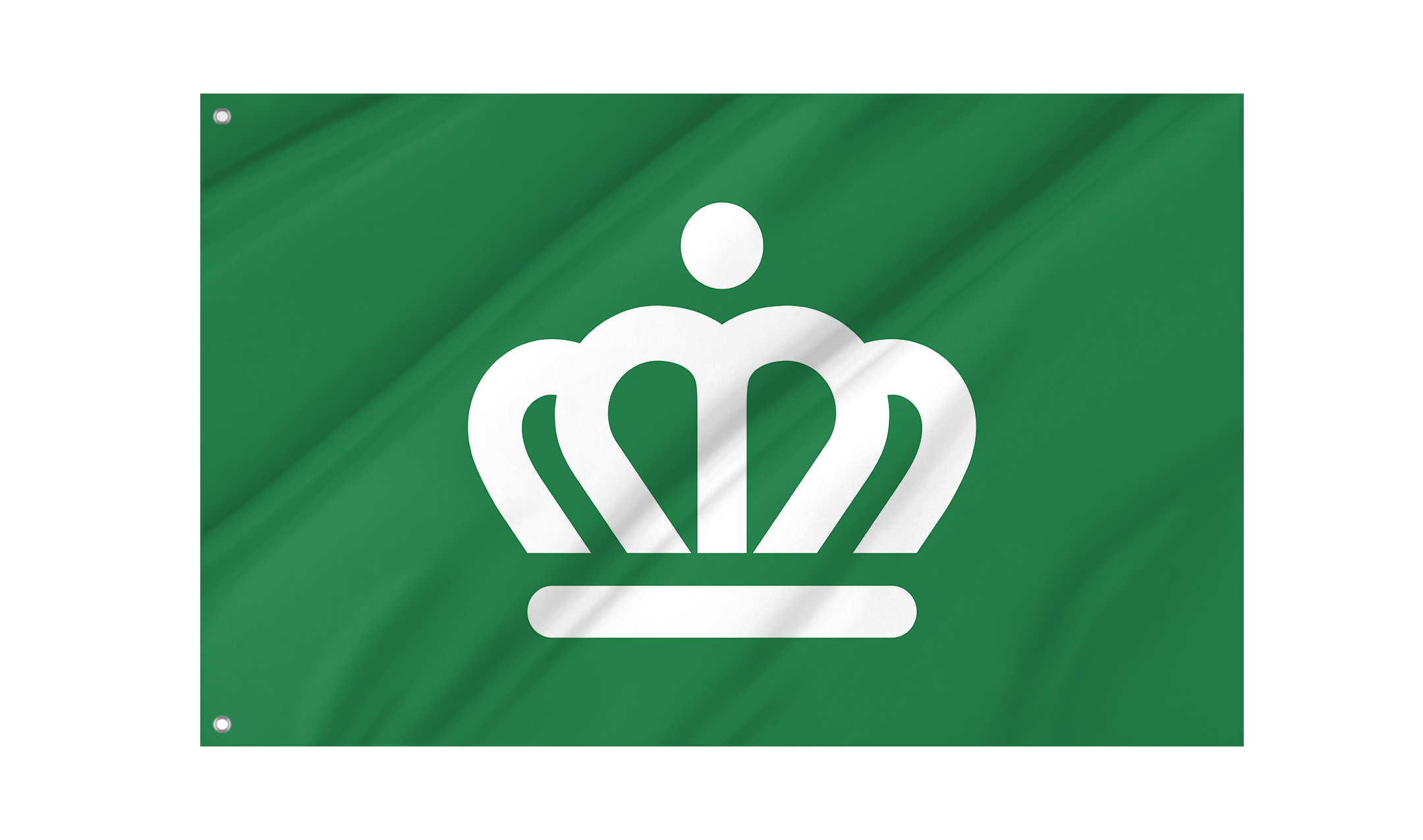 Charlotte, North Carolina Green Flag for Indoor & Outdoor Use
