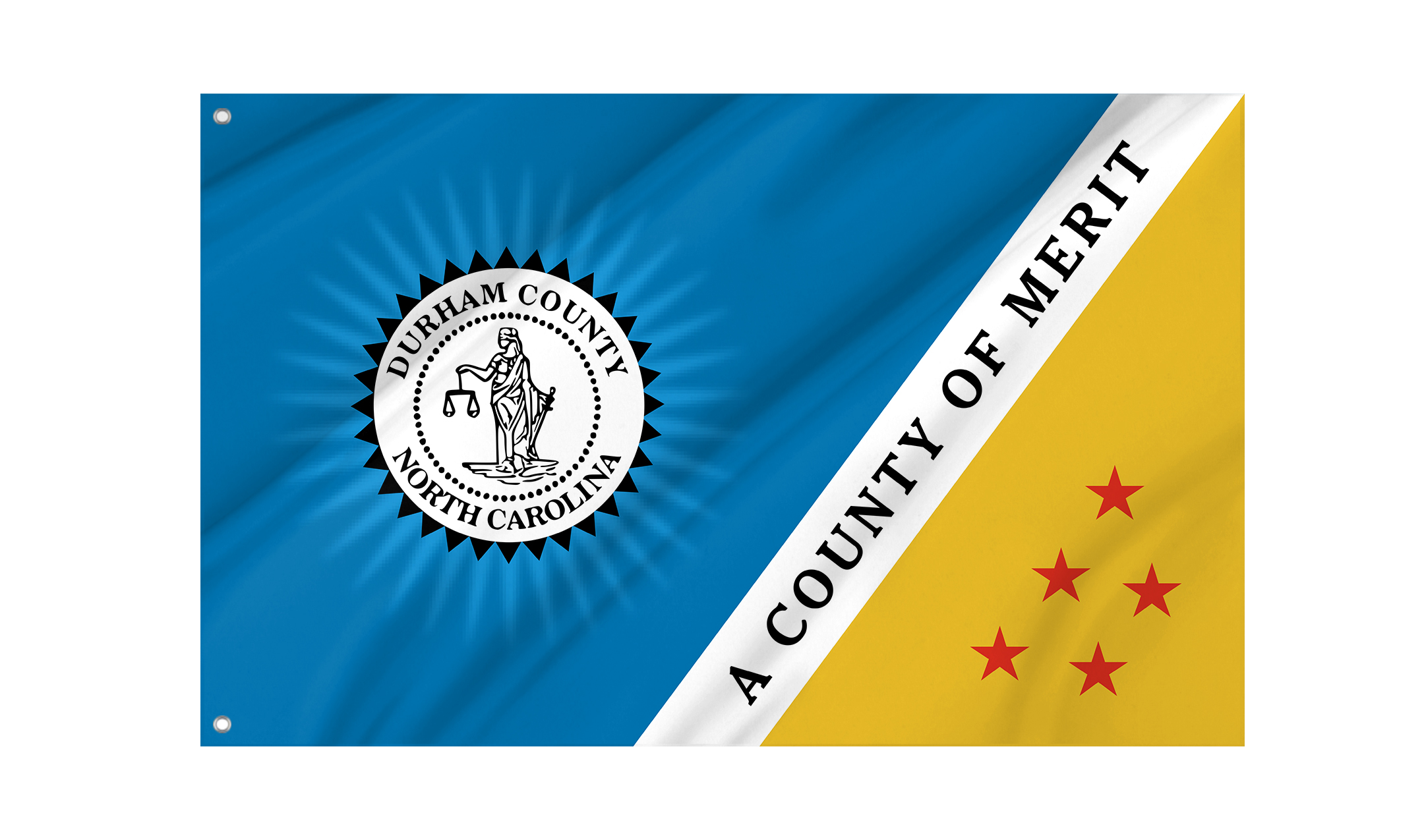 Durham County Flag for Indoor & Outdoor Use