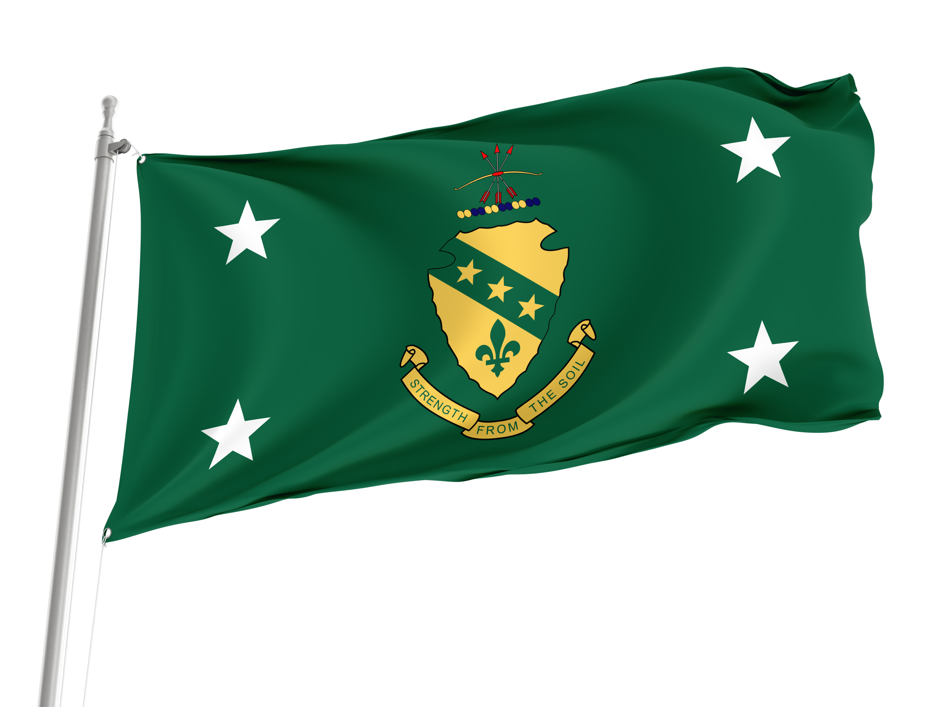 Governor of North Dakota Flag for Indoor & Outdoor Use
