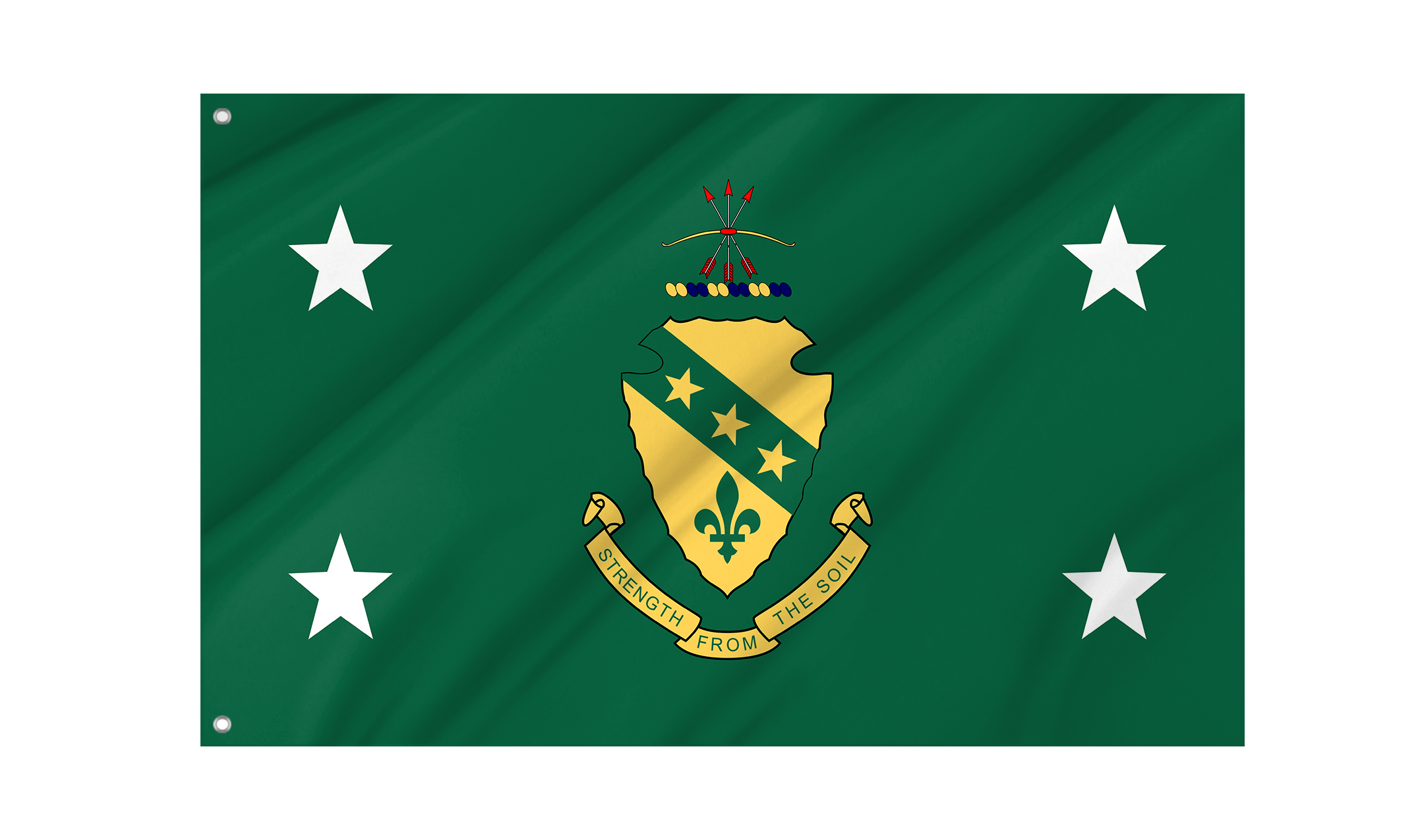 Governor of North Dakota Flag for Indoor & Outdoor Use