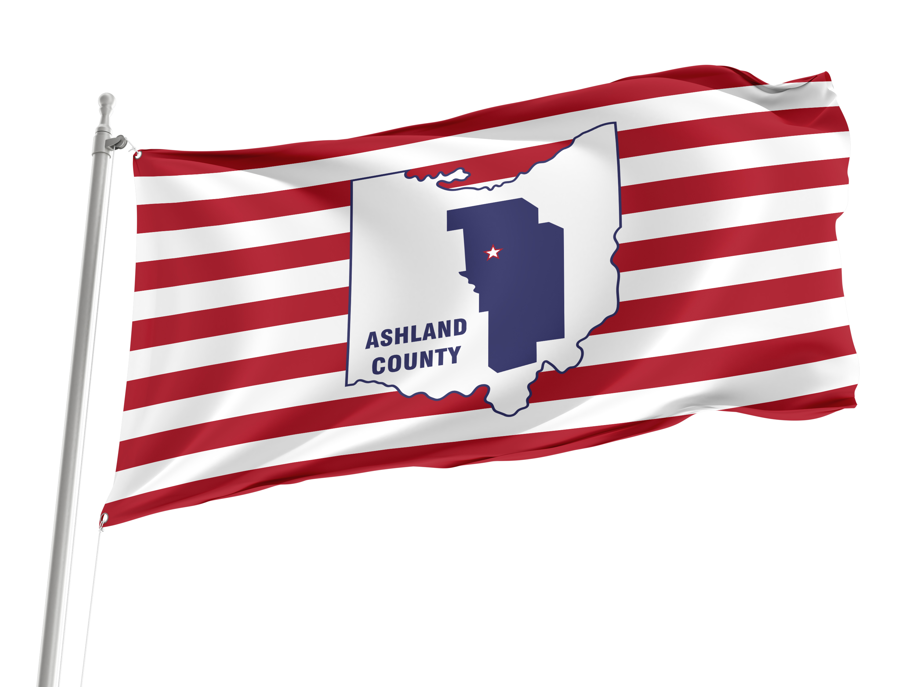 Ashland County Flag for Indoor & Outdoor Use