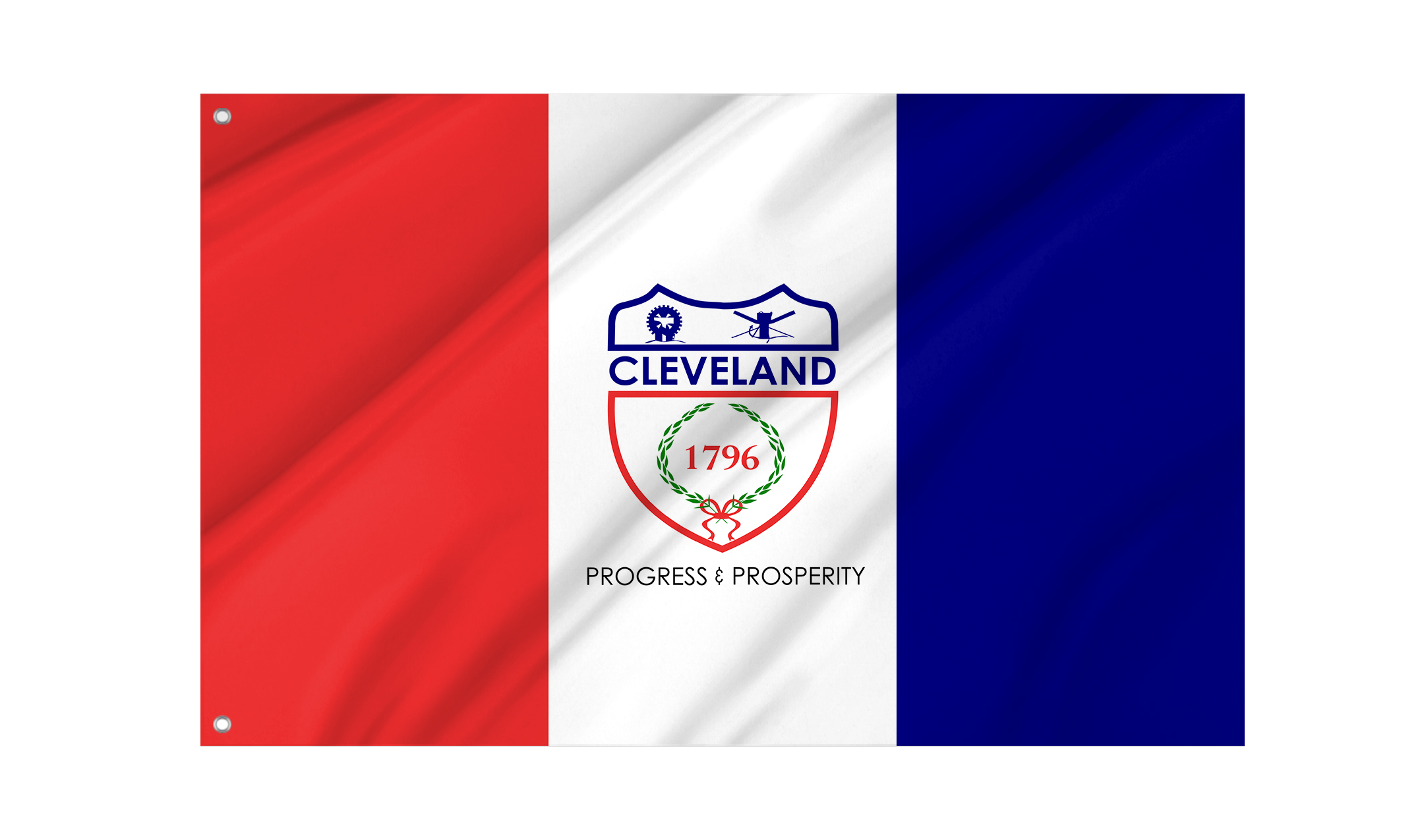 Cleveland, Ohio Flag for Indoor & Outdoor Use