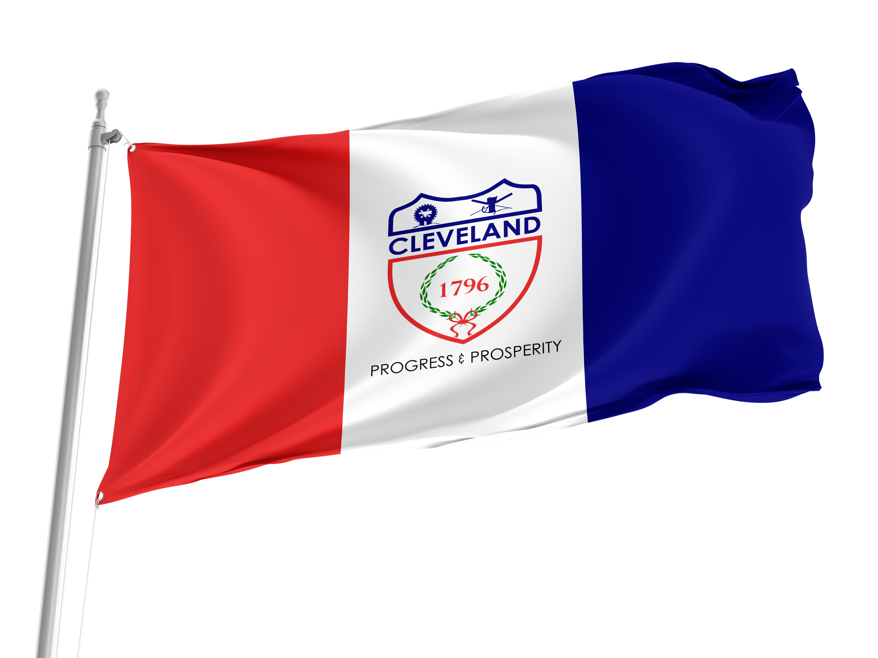Cleveland, Ohio Flag for Indoor & Outdoor Use