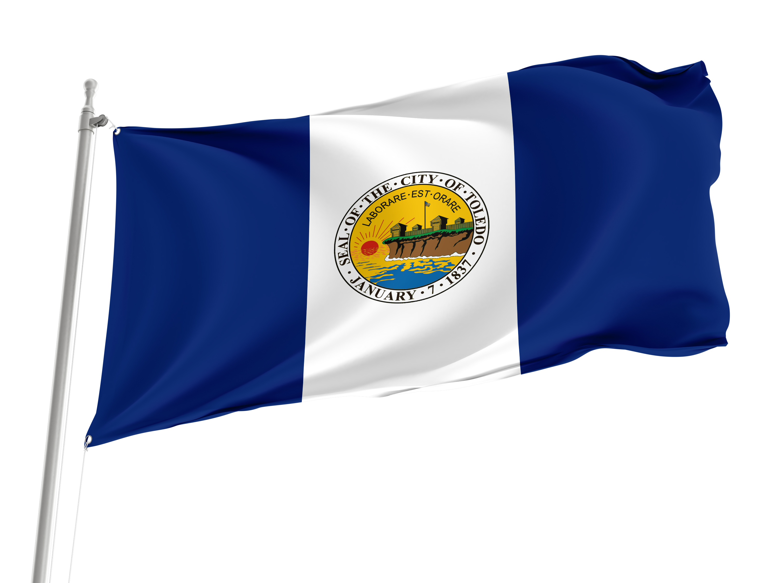 Toledo, Ohio Flag for Indoor & Outdoor Use