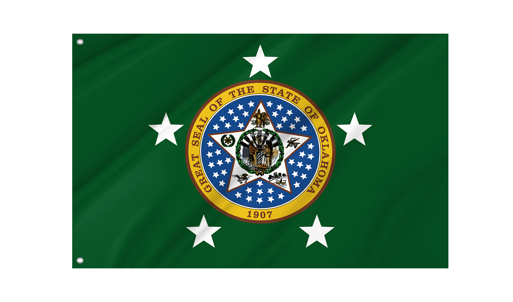 Governor of Oklahoma Flag for Indoor & Outdoor Use
