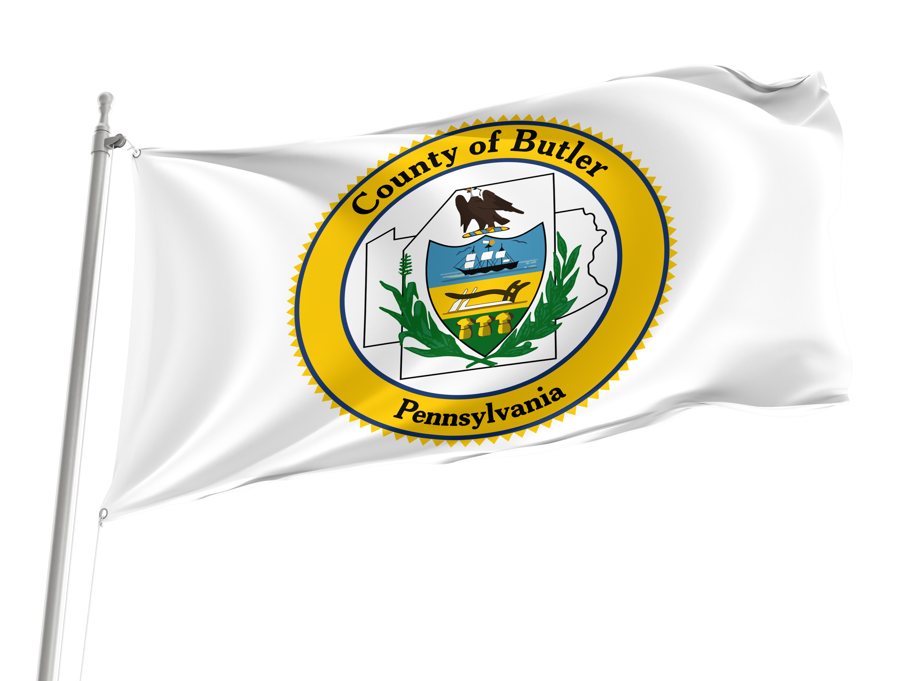Butler County Flag for Indoor & Outdoor Use
