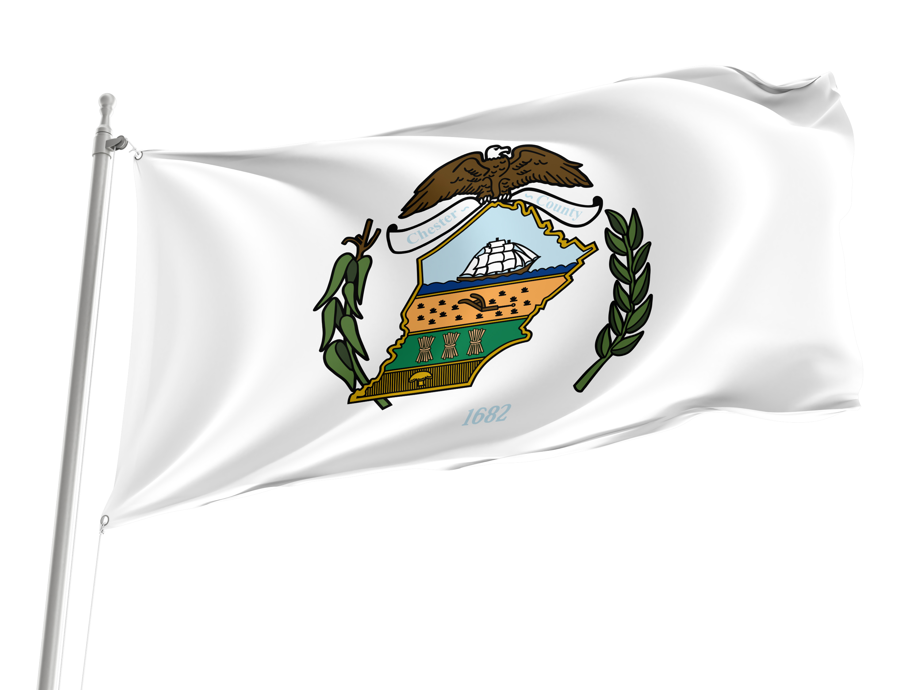 Chester County Flag for Indoor & Outdoor Use