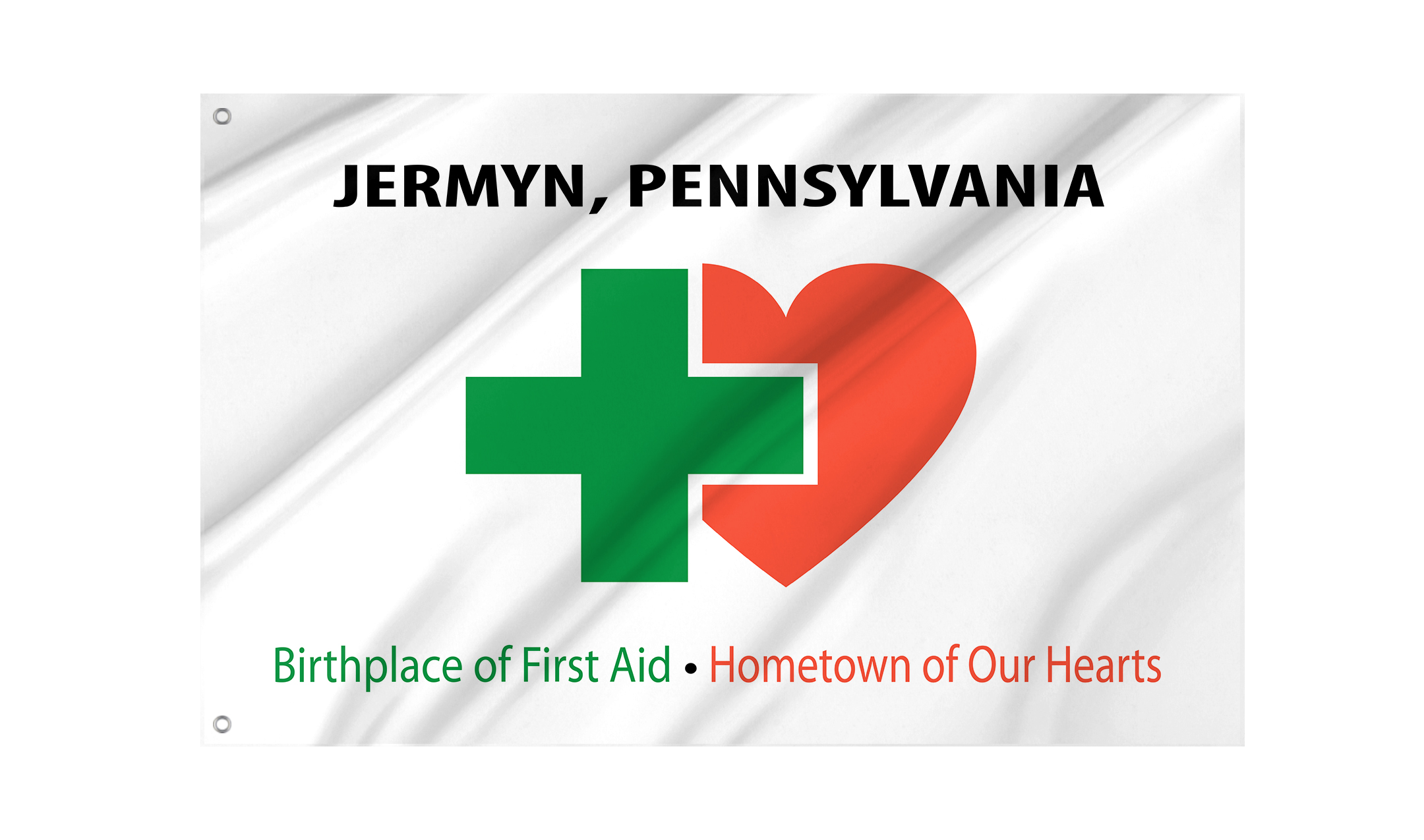 Jermyn Flag for Indoor & Outdoor Use