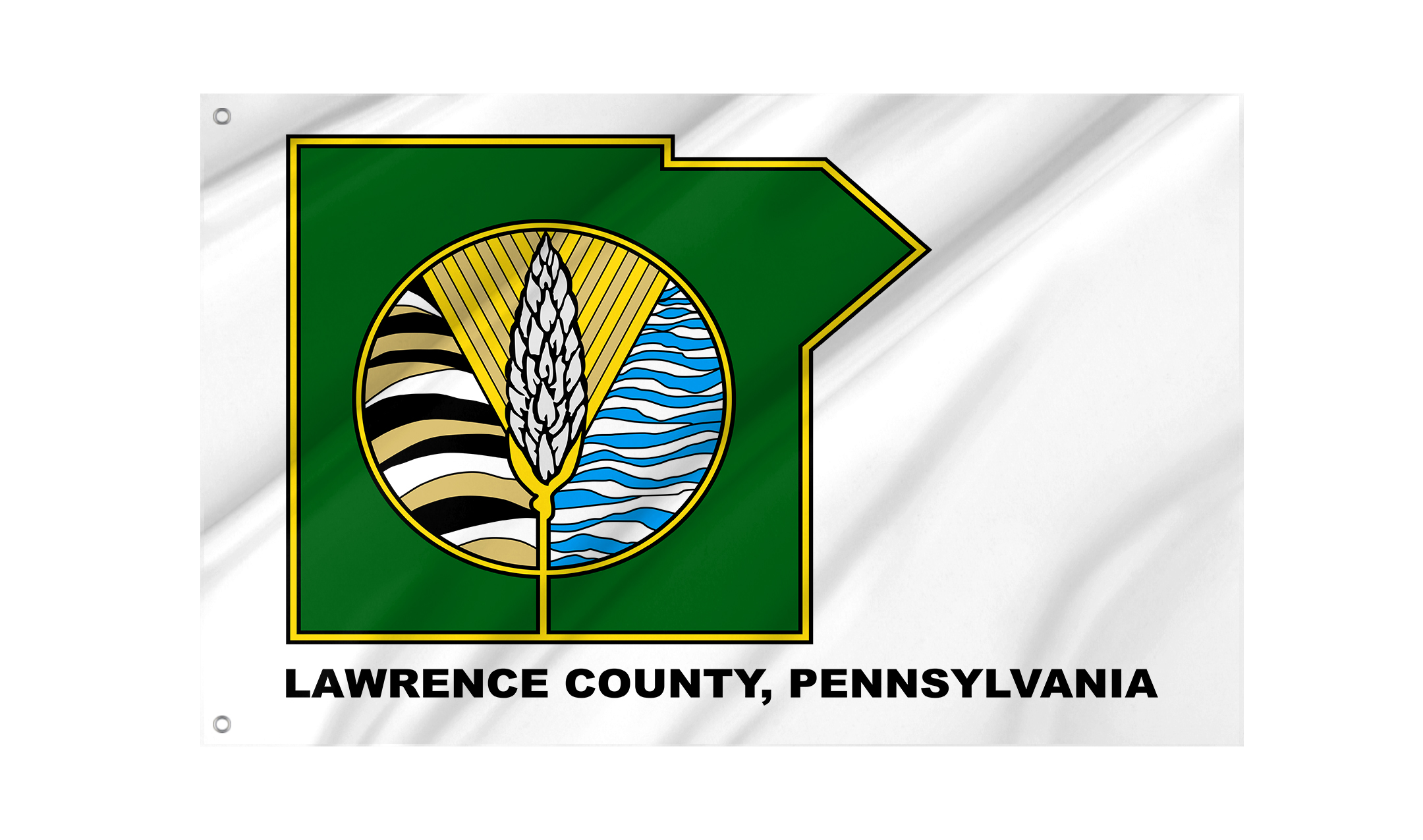 Lawrence County Flag for Indoor & Outdoor Use
