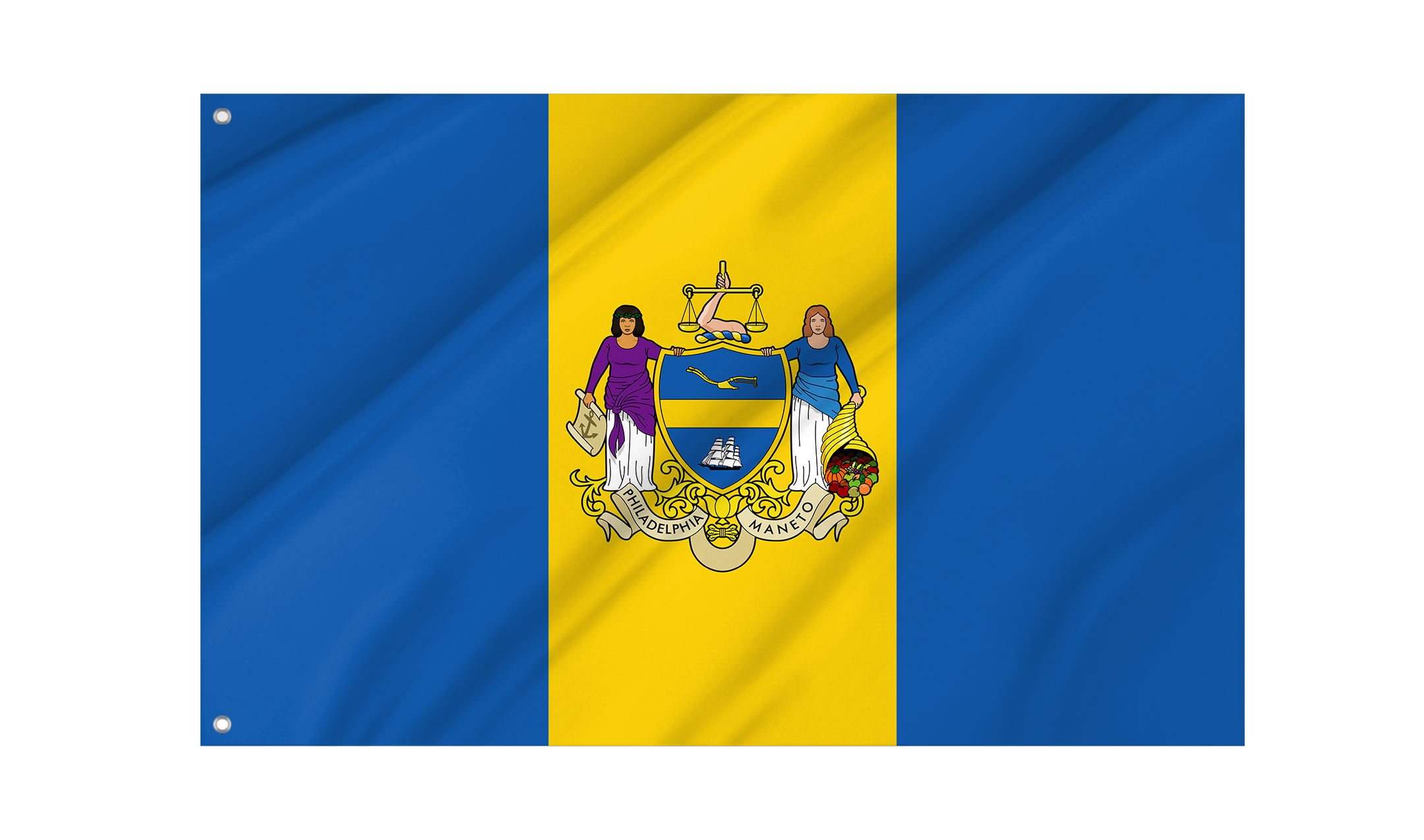 Philadelphia, Pennsylvania Flag for Indoor & Outdoor Use