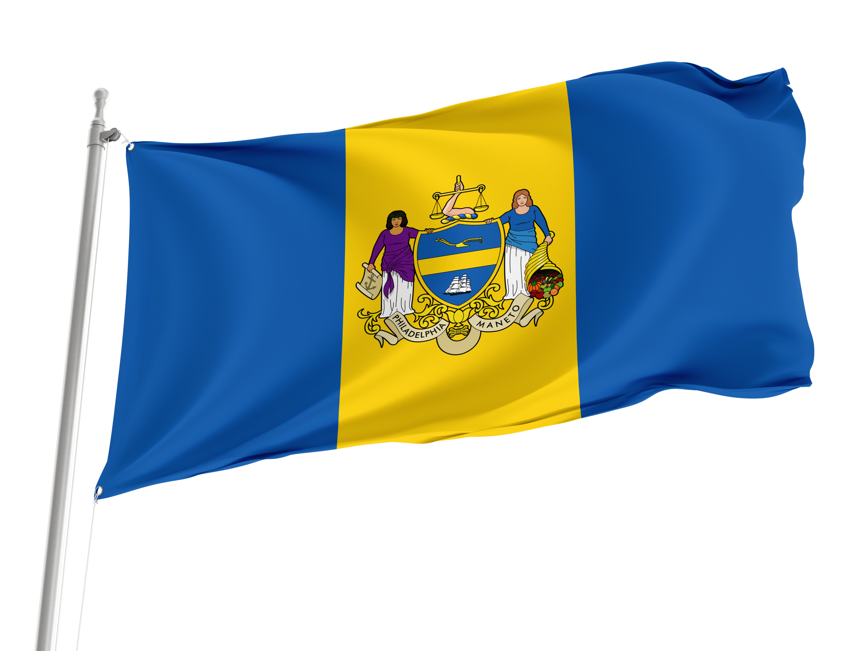 Philadelphia, Pennsylvania Flag for Indoor & Outdoor Use
