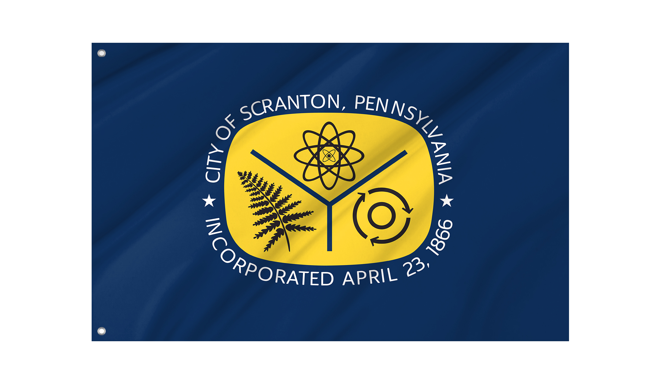 Scranton Flag for Indoor & Outdoor Use