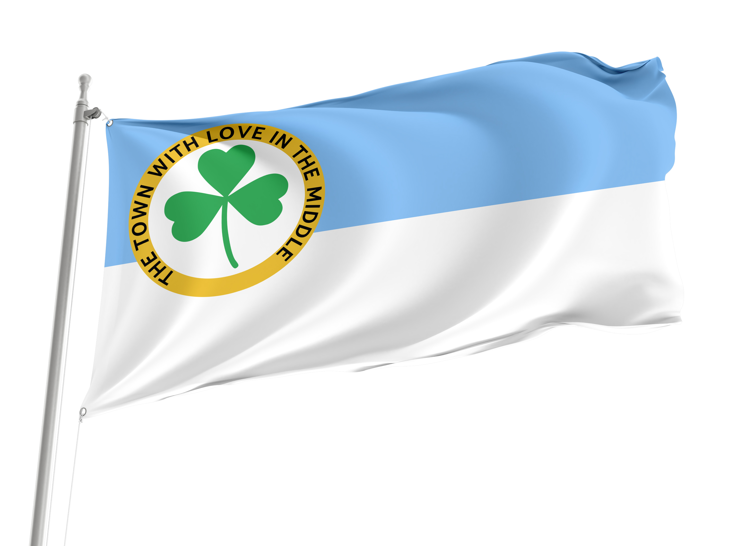 Clover, South Carolina 80s-2019 Flag for Indoor & Outdoor Use