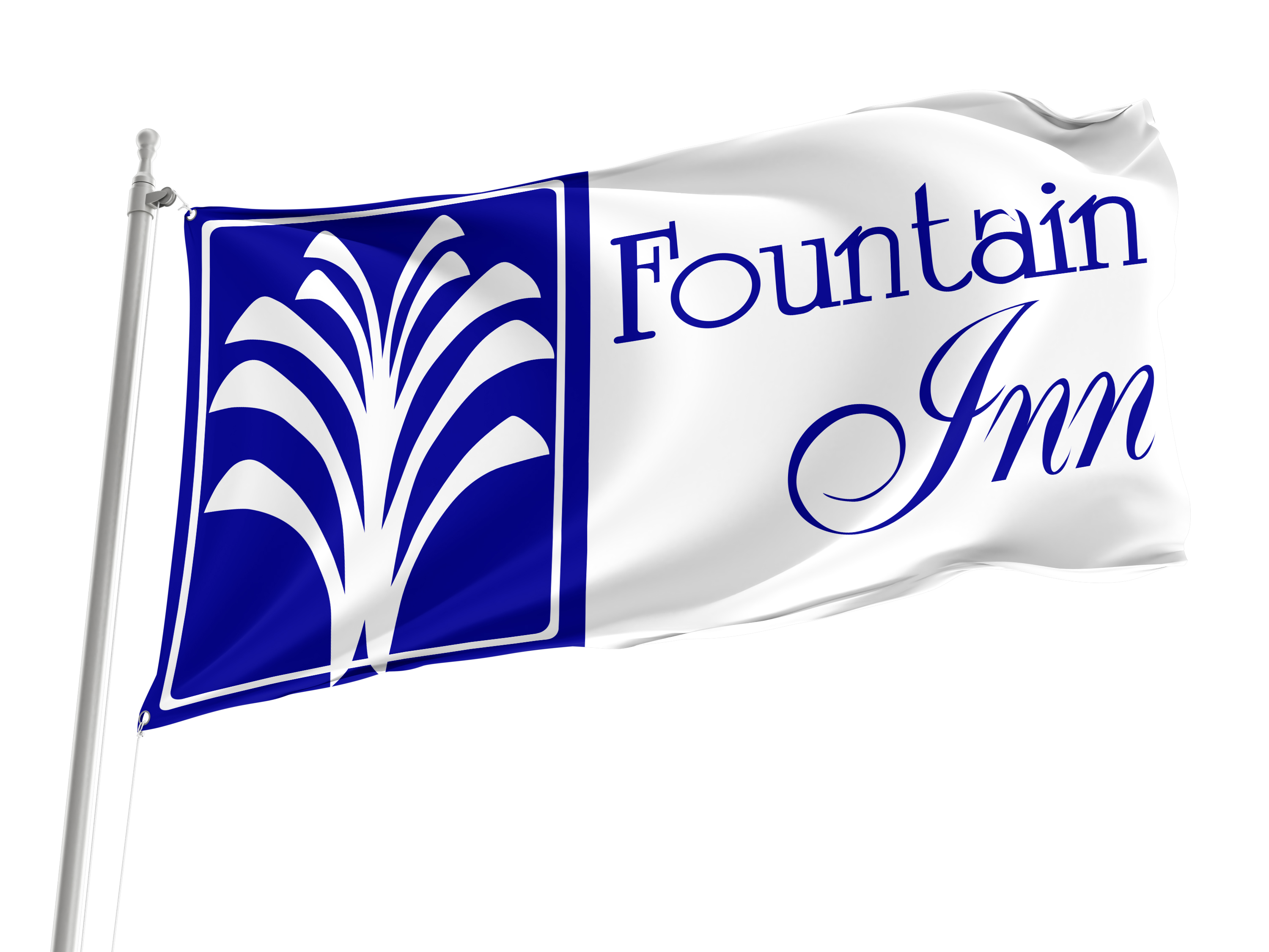 Fountain Inn Flag for Indoor & Outdoor Use