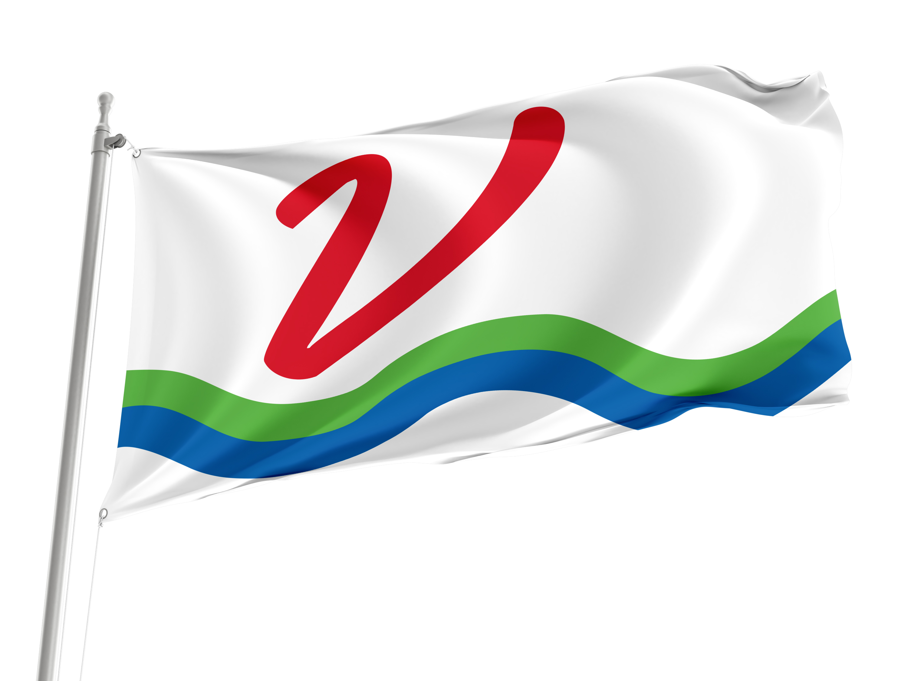 Vermillion Flag for Indoor & Outdoor Use