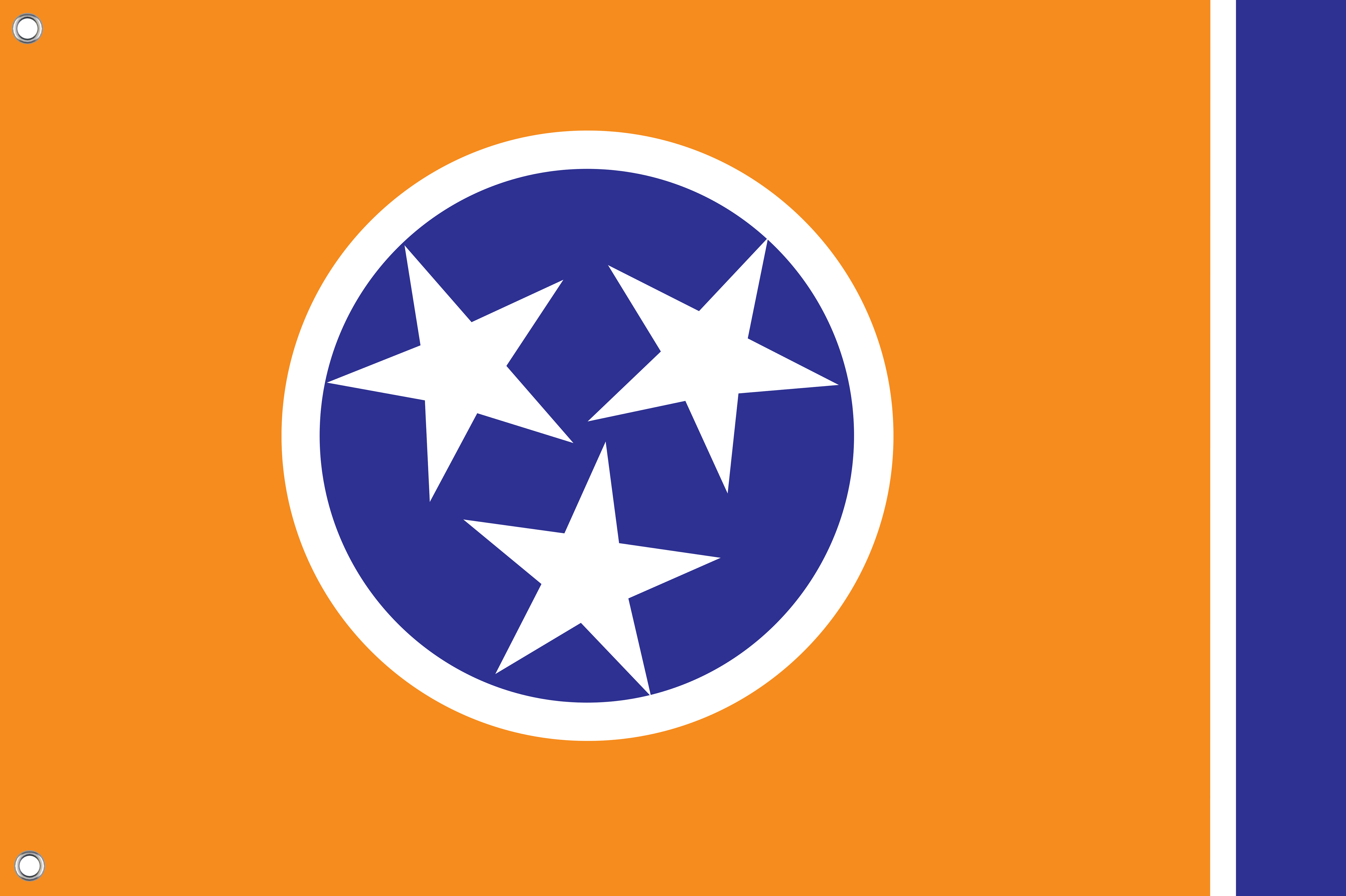 Redesigned Tennessee State Flag for Indoor & Outdoor Use