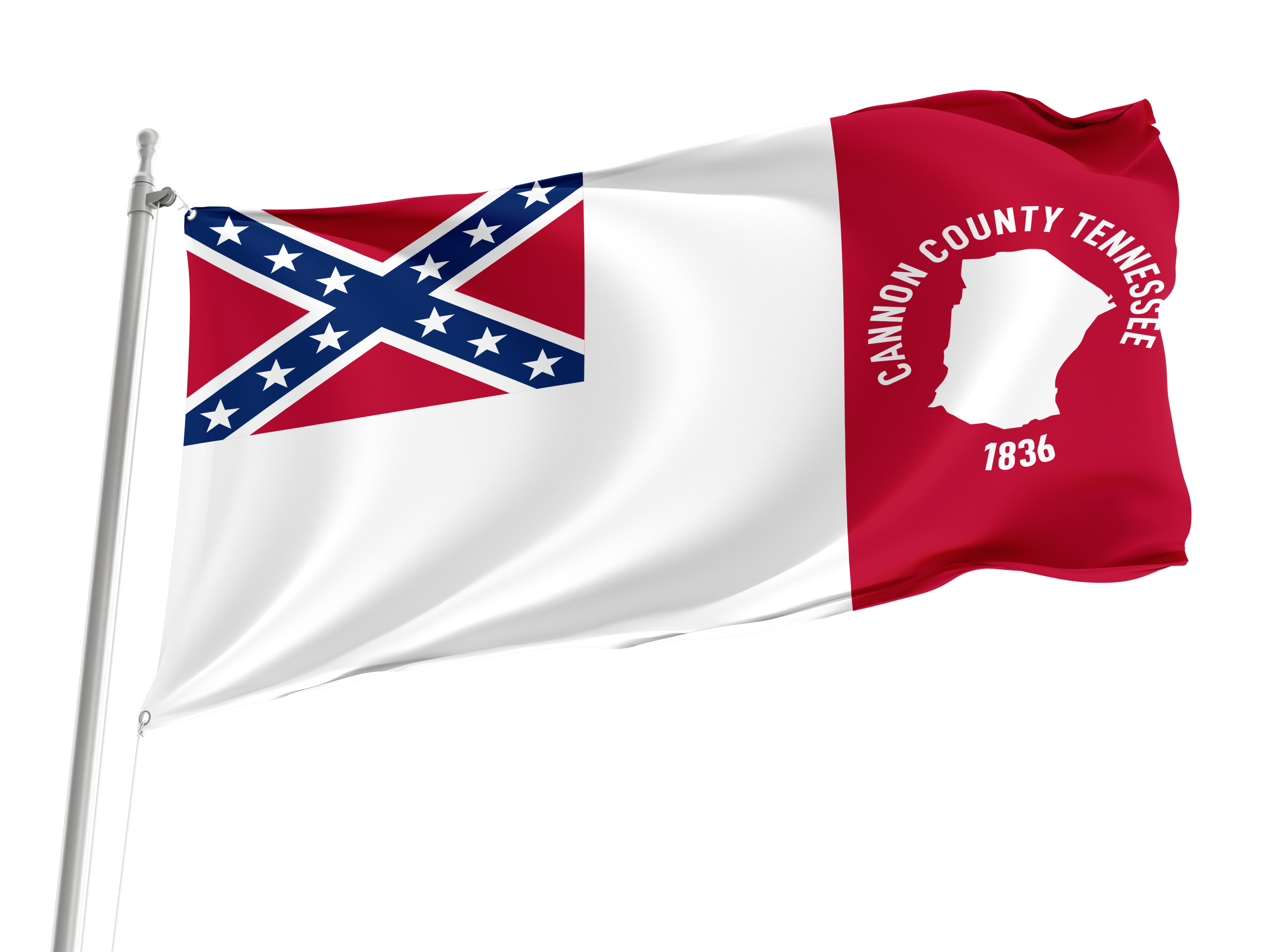 Cannon County Flag for Indoor & Outdoor Use