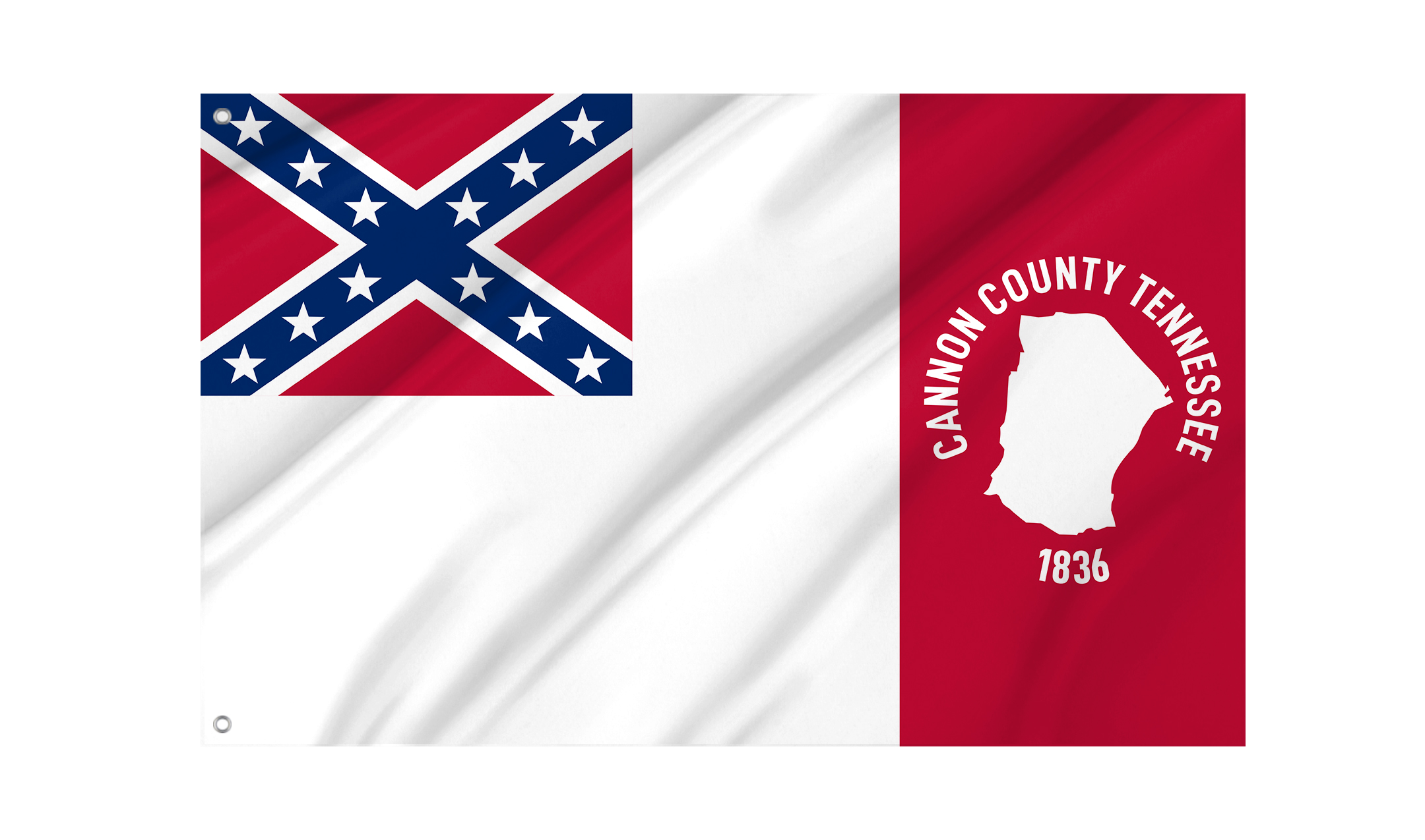 Cannon County Flag for Indoor & Outdoor Use