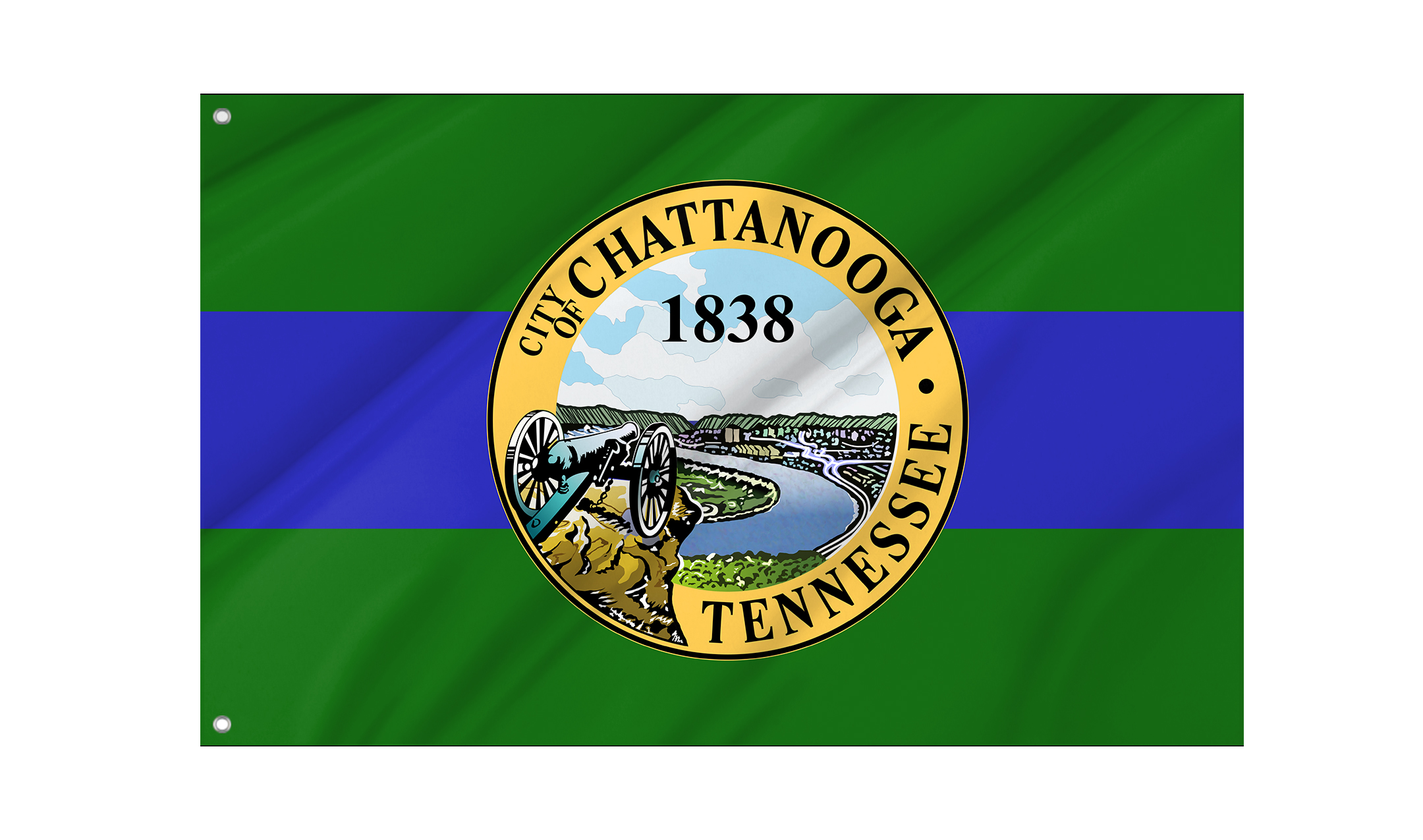 Chattanooga, Tennessee Flag for Indoor & Outdoor Use