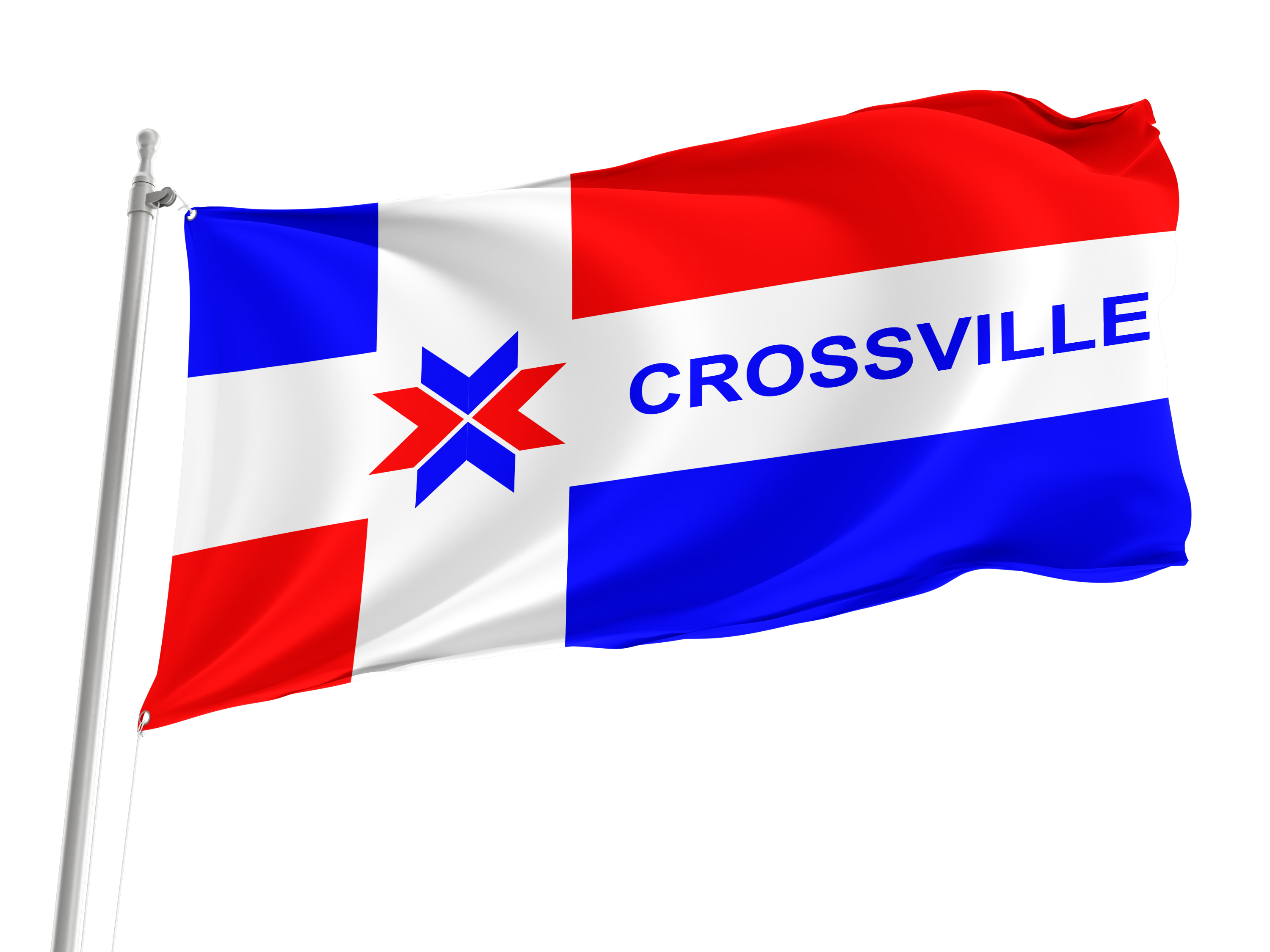Crossville Flag for Indoor & Outdoor Use