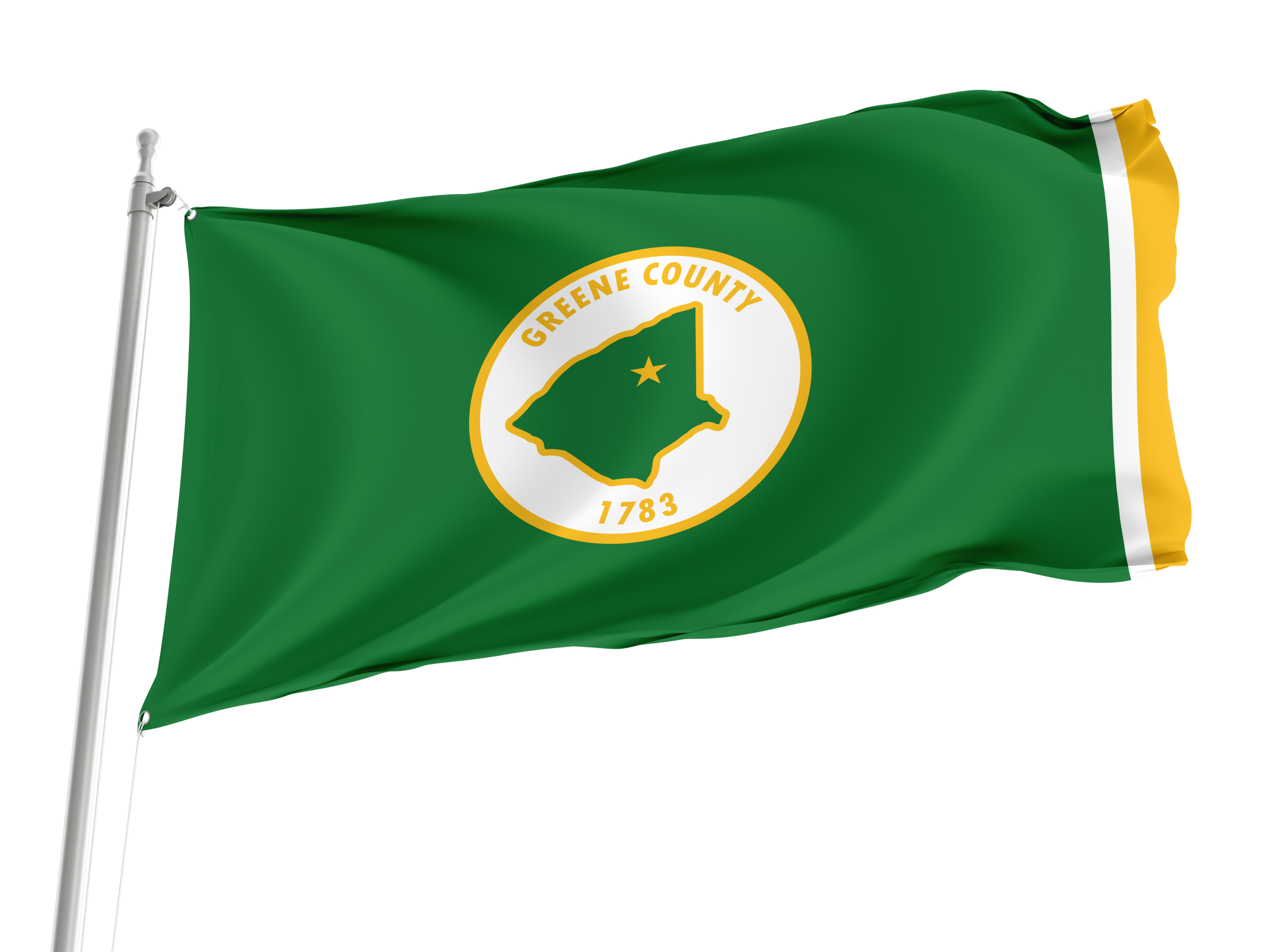 Greene County Flag for Indoor & Outdoor Use