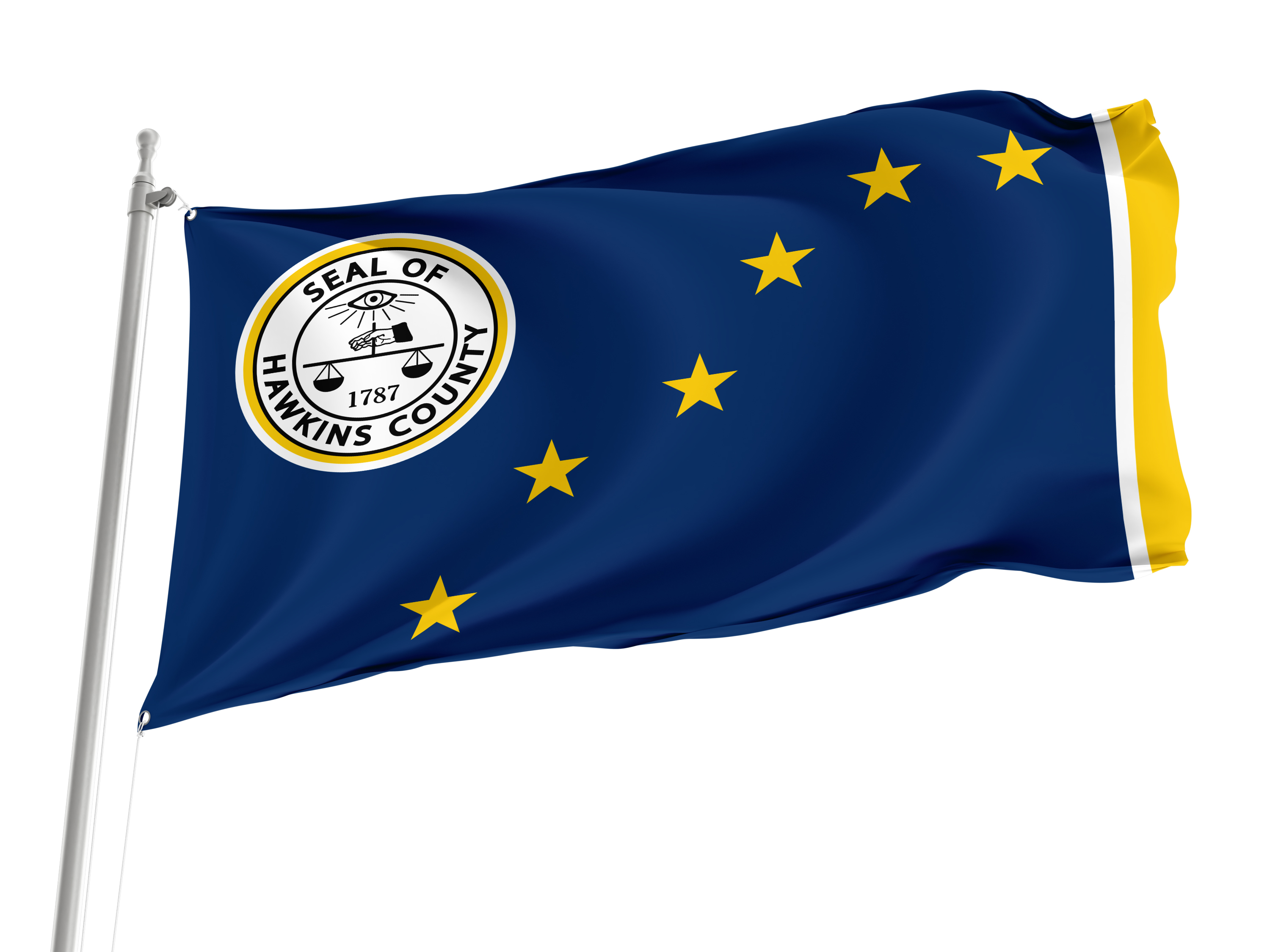 Hawkins County Flag for Indoor & Outdoor Use