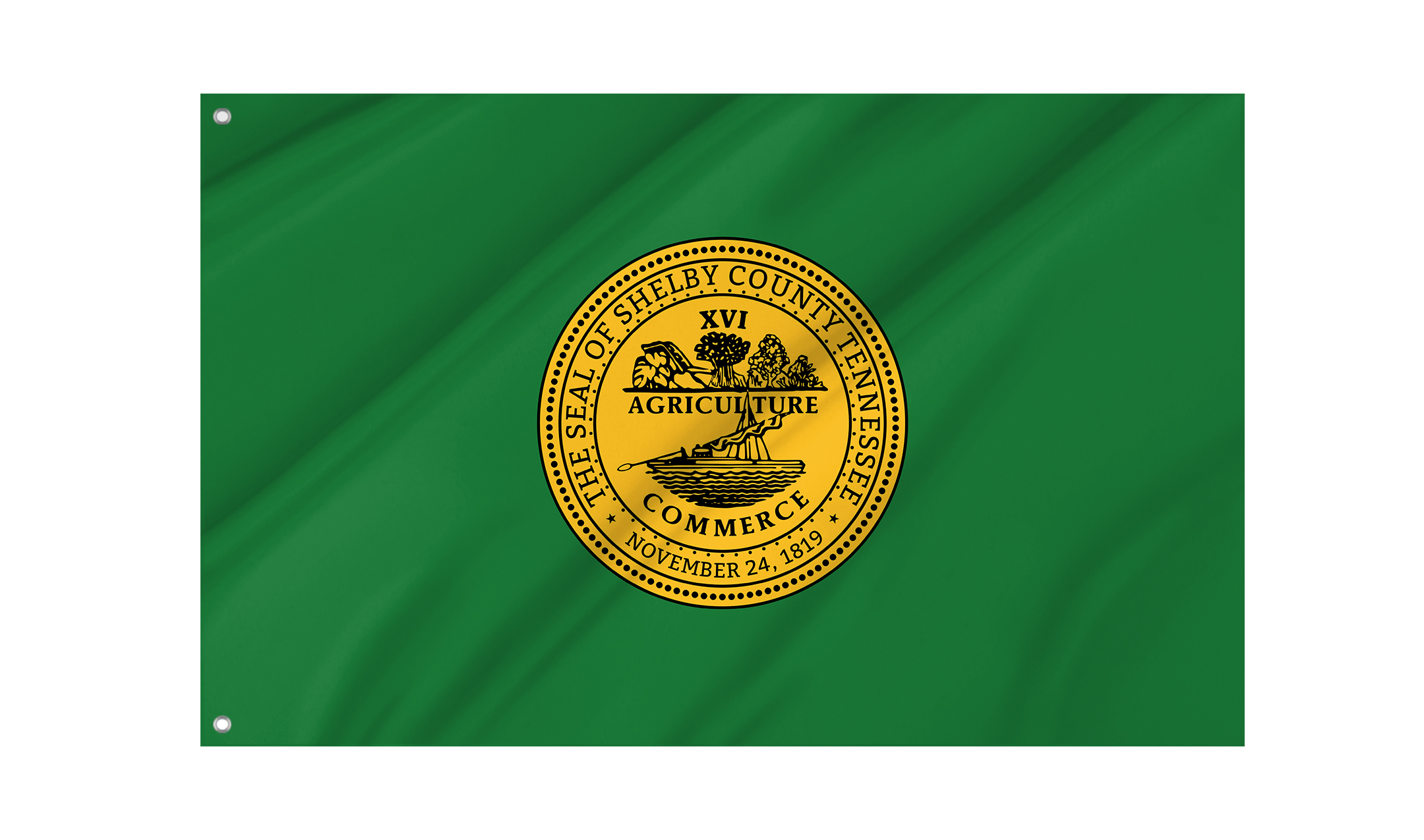 Shelby County Flag for Indoor & Outdoor Use