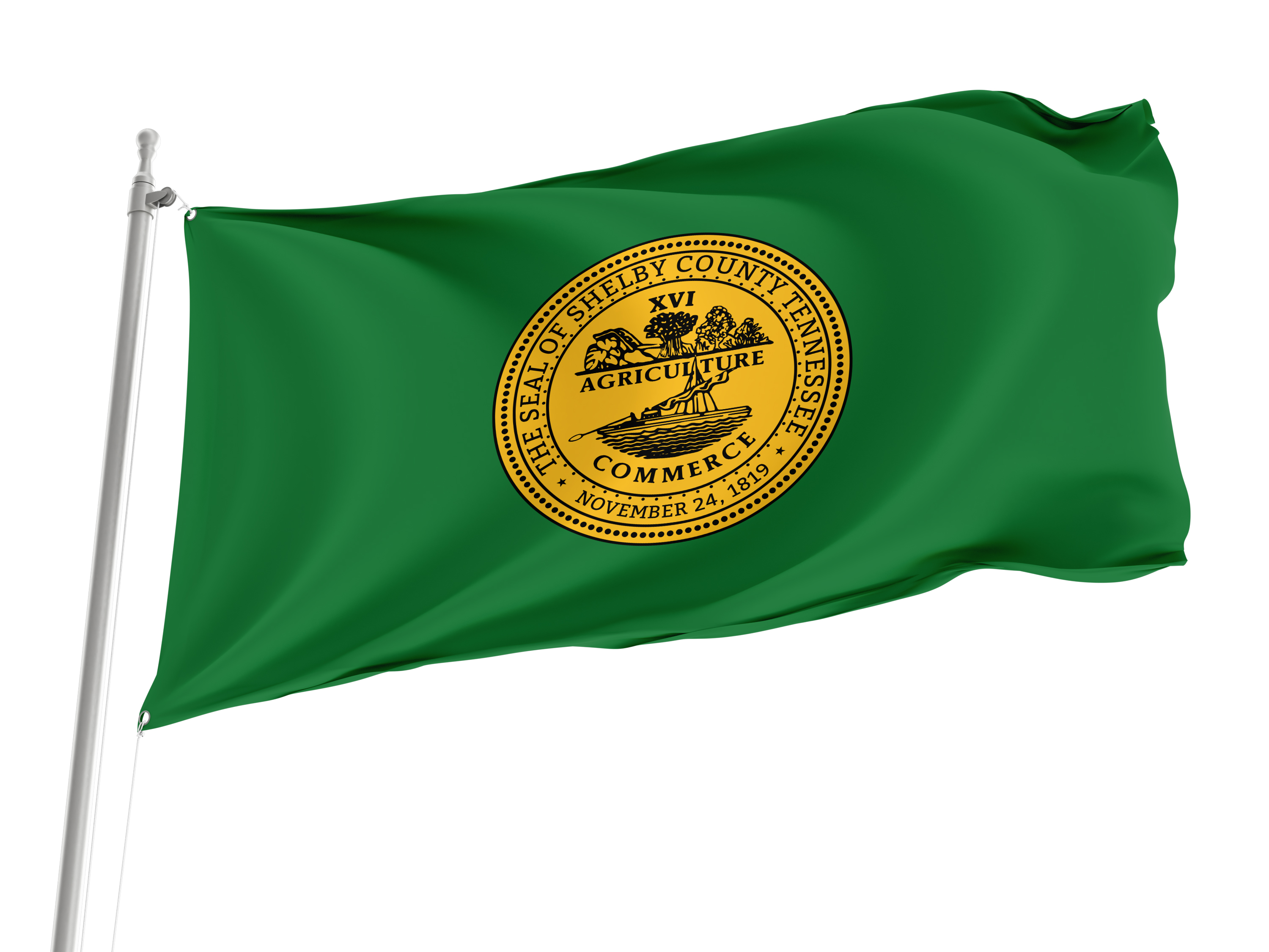 Shelby County Flag for Indoor & Outdoor Use
