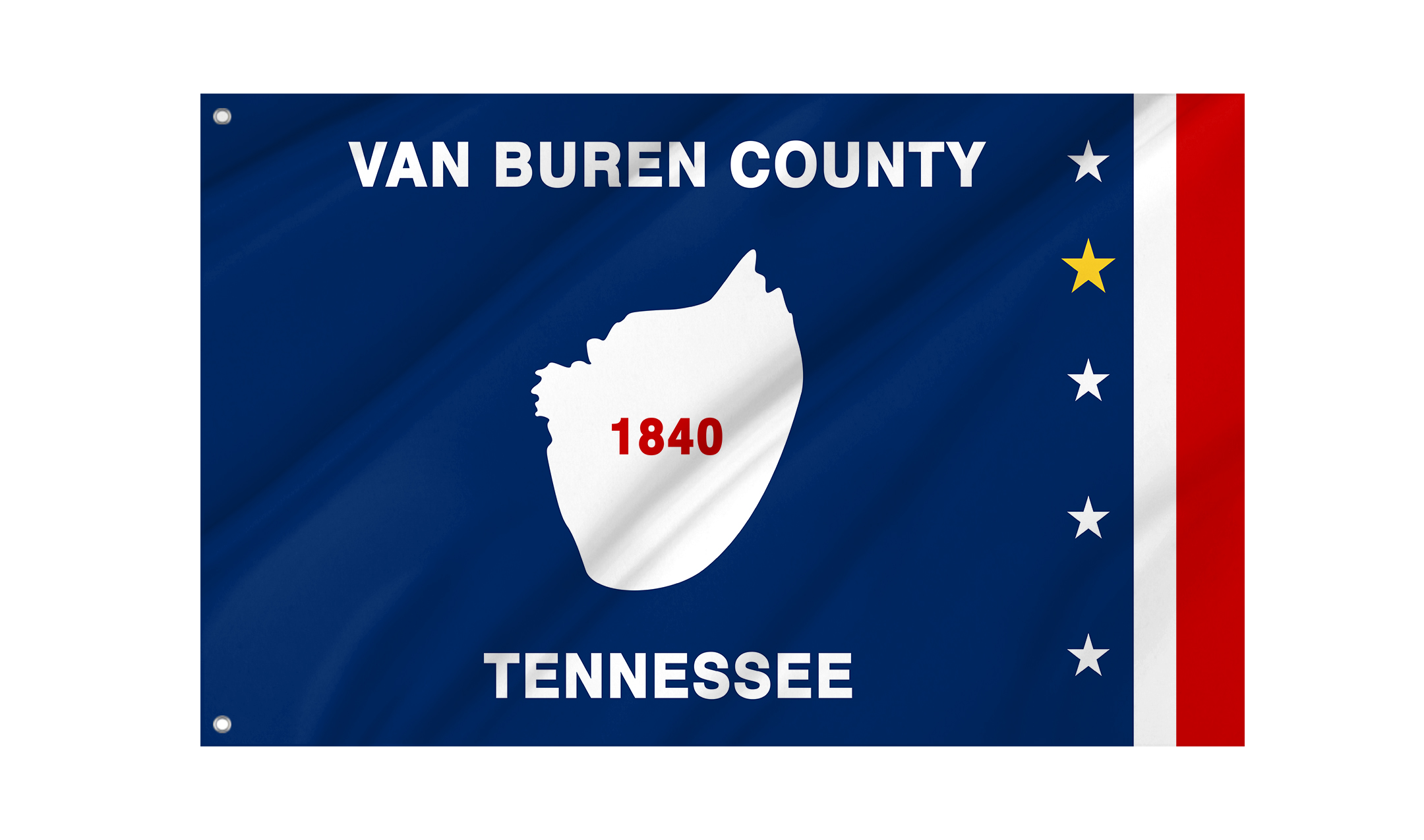 Van Buren County, Tennessee Flag for Indoor & Outdoor Use