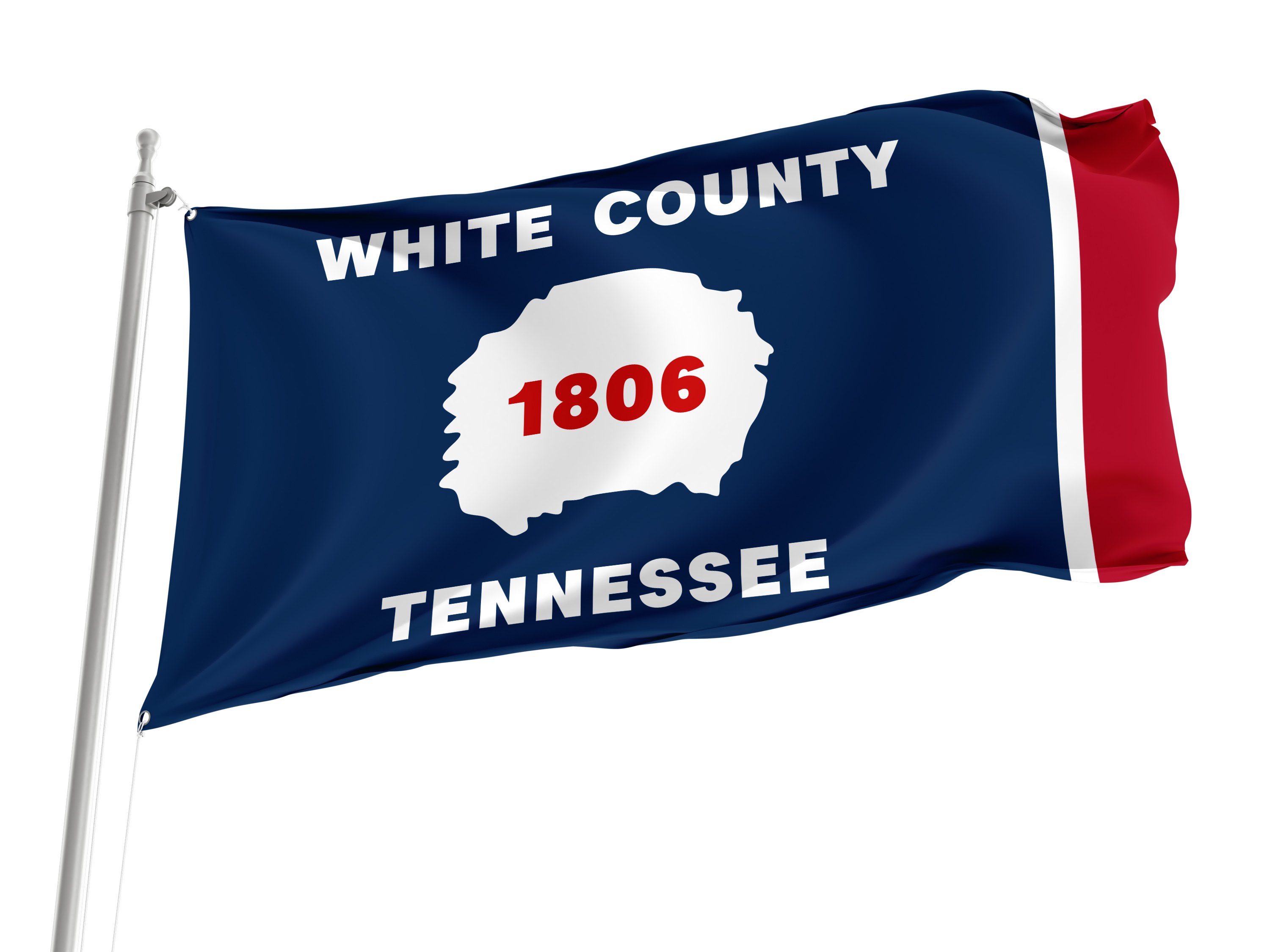 White County, Tennessee Flag for Indoor & Outdoor Use