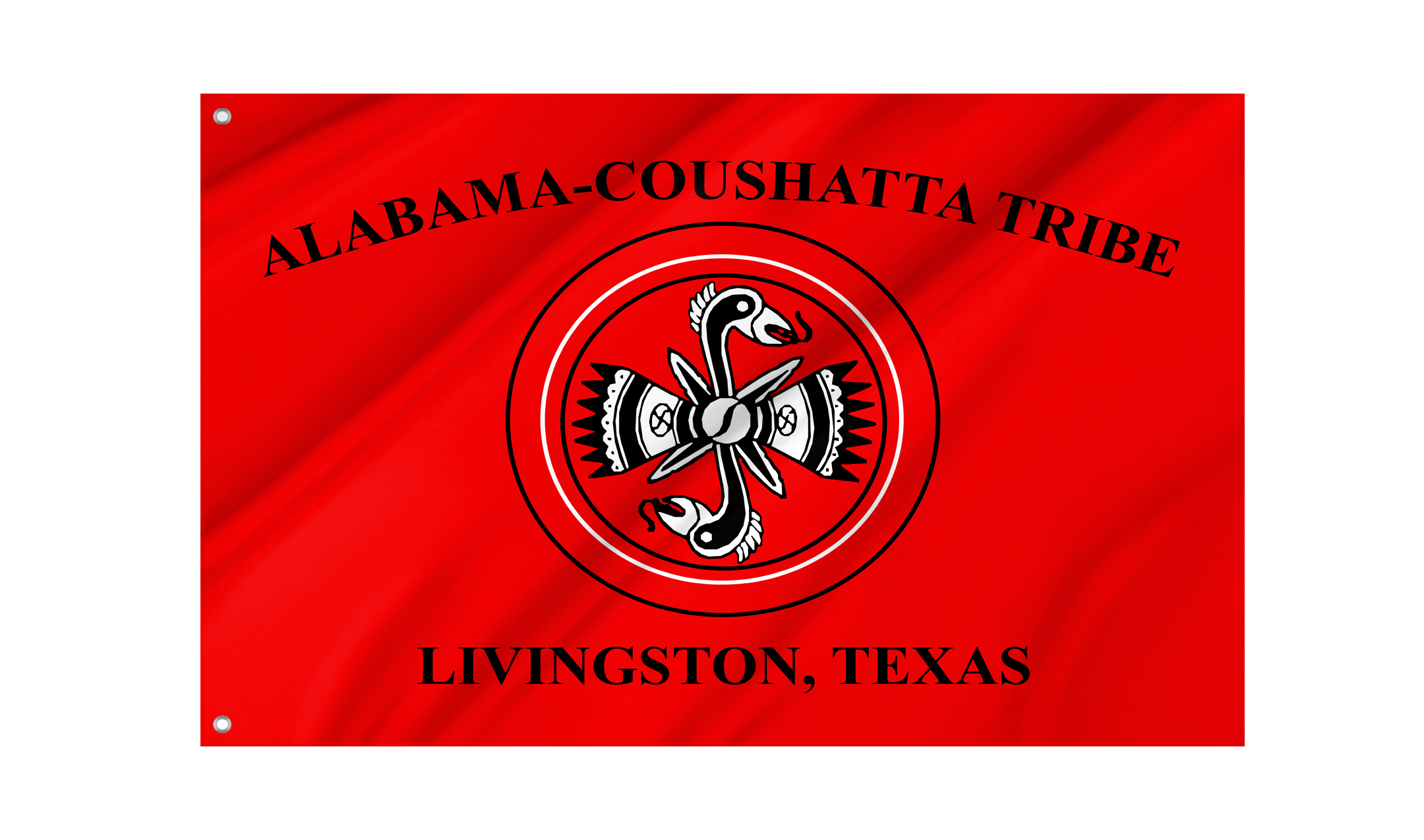 Alabama-Coushatta Tribe of Texas Flag for Indoor & Outdoor Use