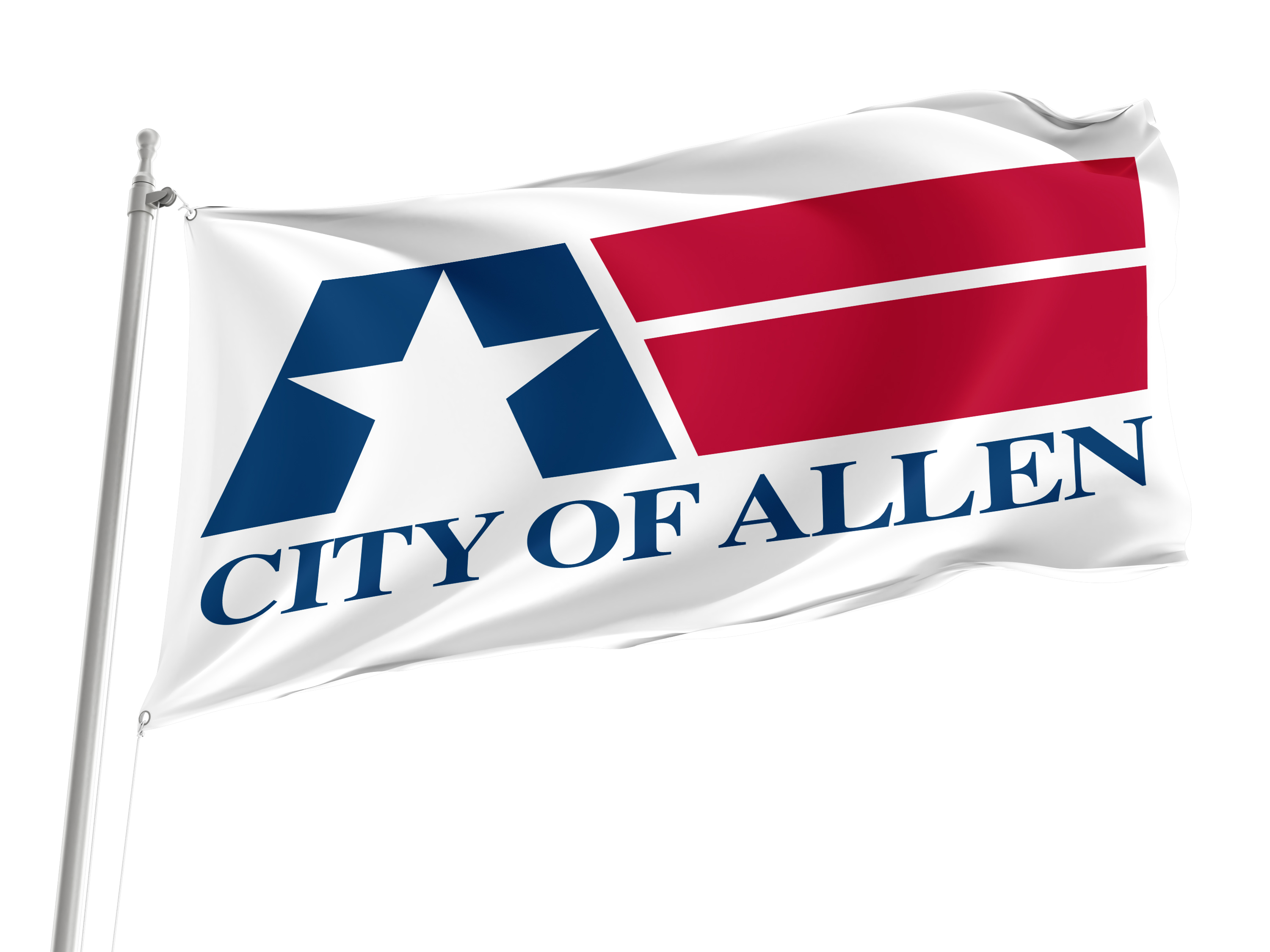 Allen City Flag for Indoor & Outdoor Use