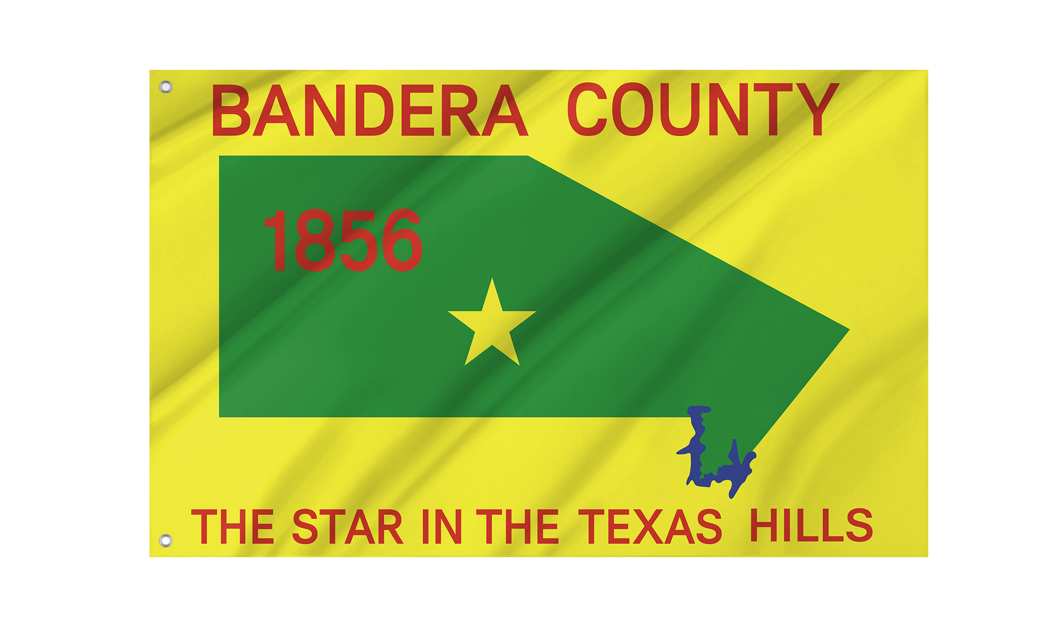 Bandera County Flag for Indoor & Outdoor Use