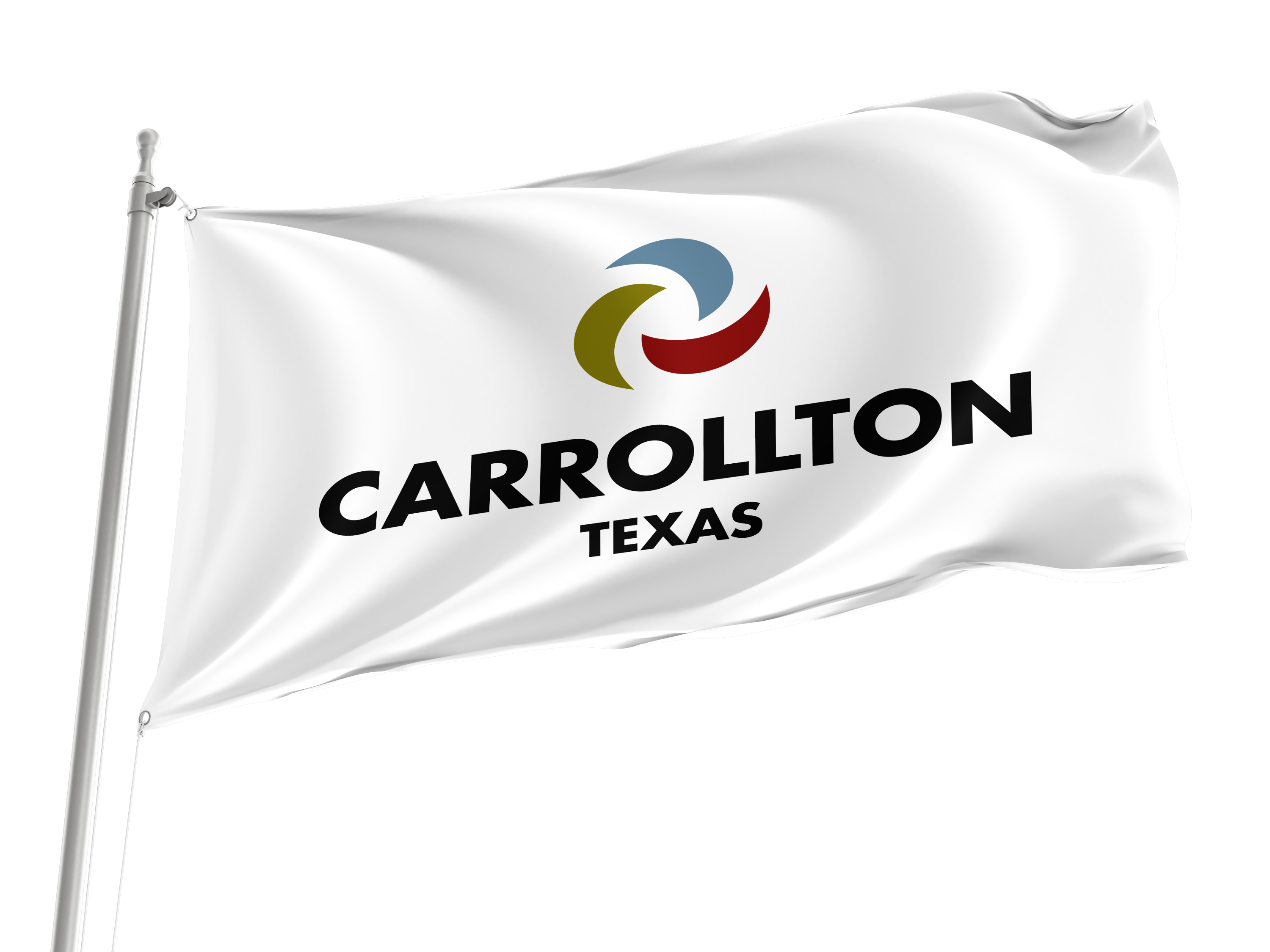Carrollton, Texas 2016 Flag for Indoor & Outdoor Use