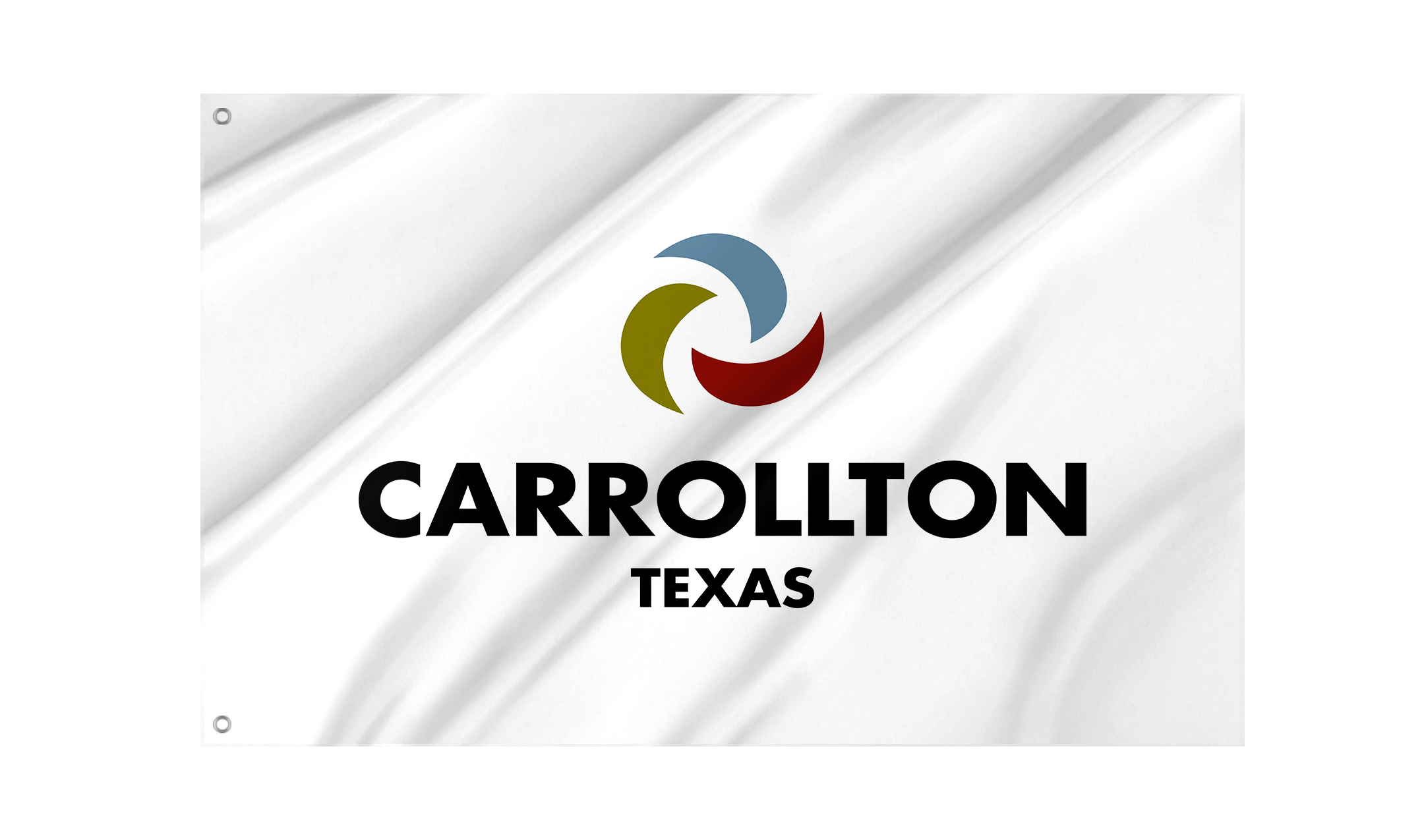 Carrollton, Texas 2016 Flag for Indoor & Outdoor Use