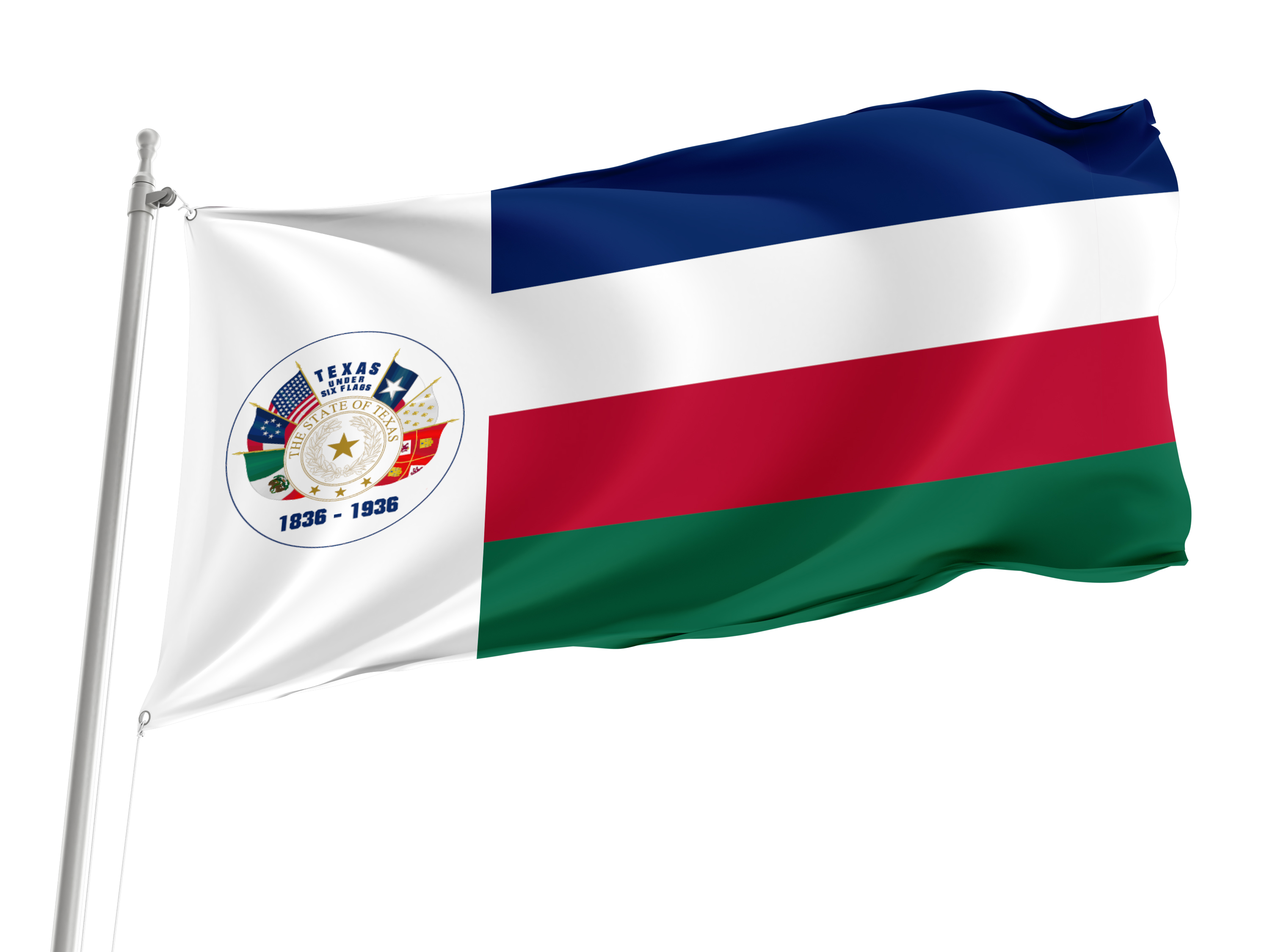 Centennial Flag of Texas for Indoor & Outdoor Use
