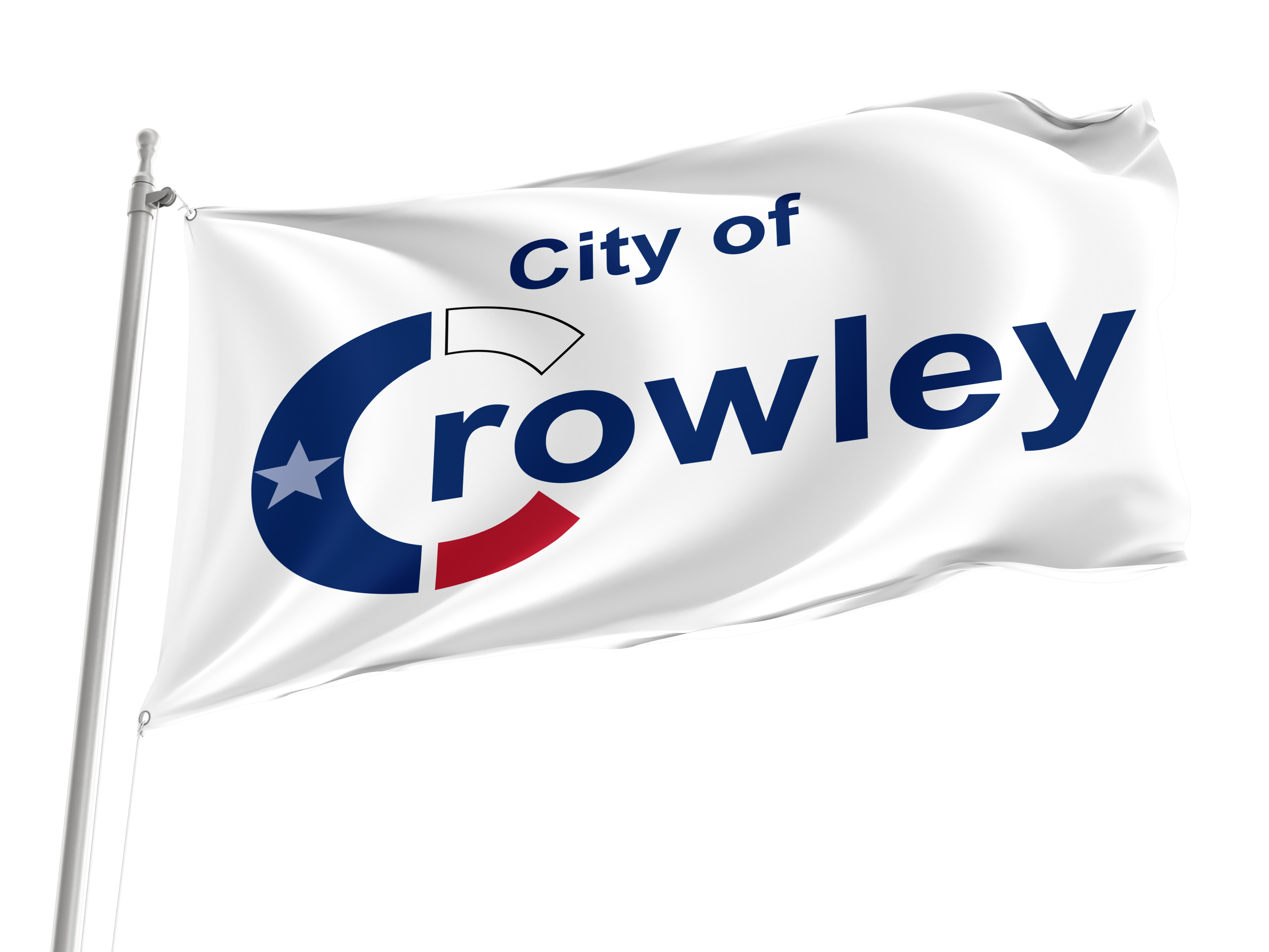 Crowley City Flag for Indoor & Outdoor Use