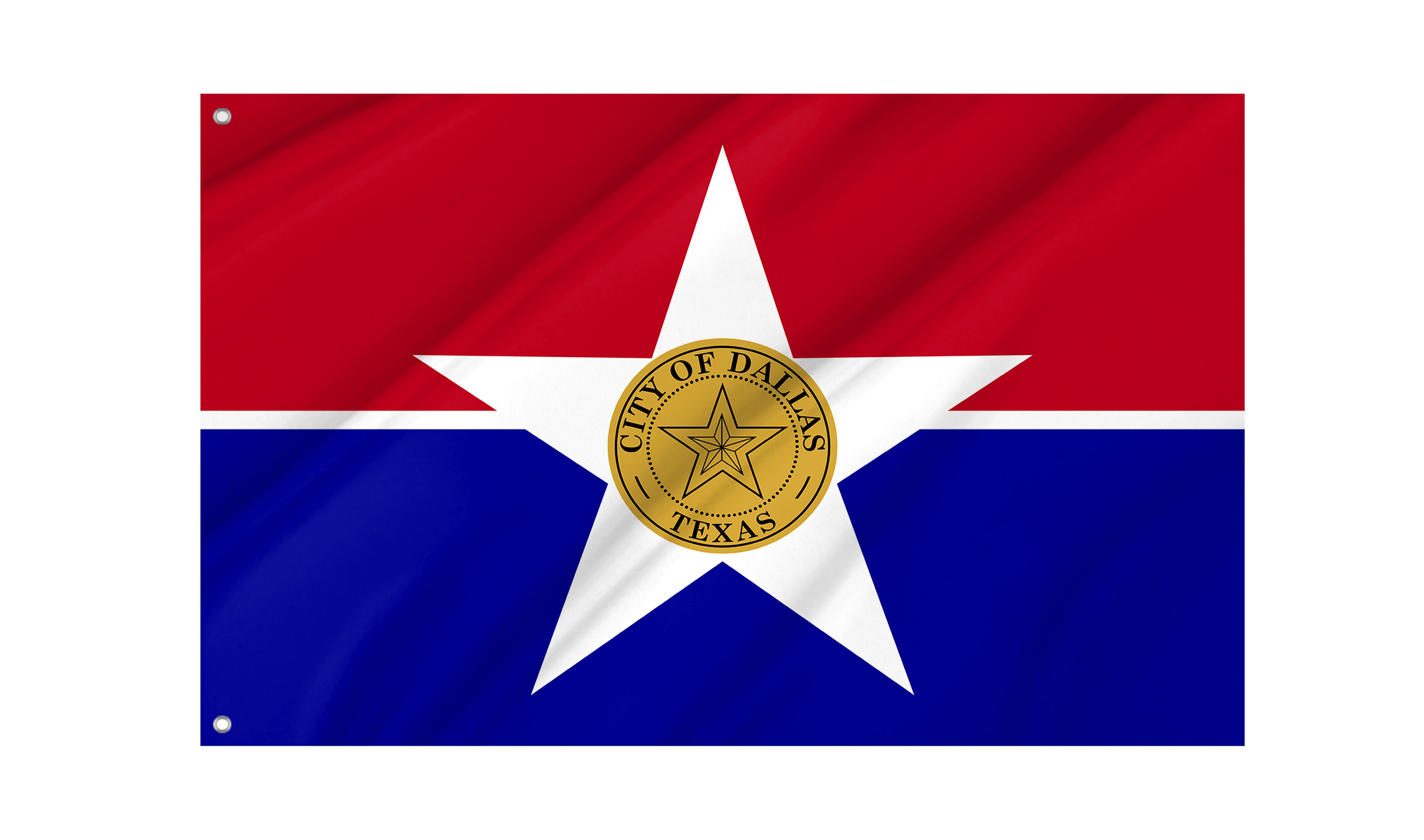 Dallas City Flag for Indoor & Outdoor Use
