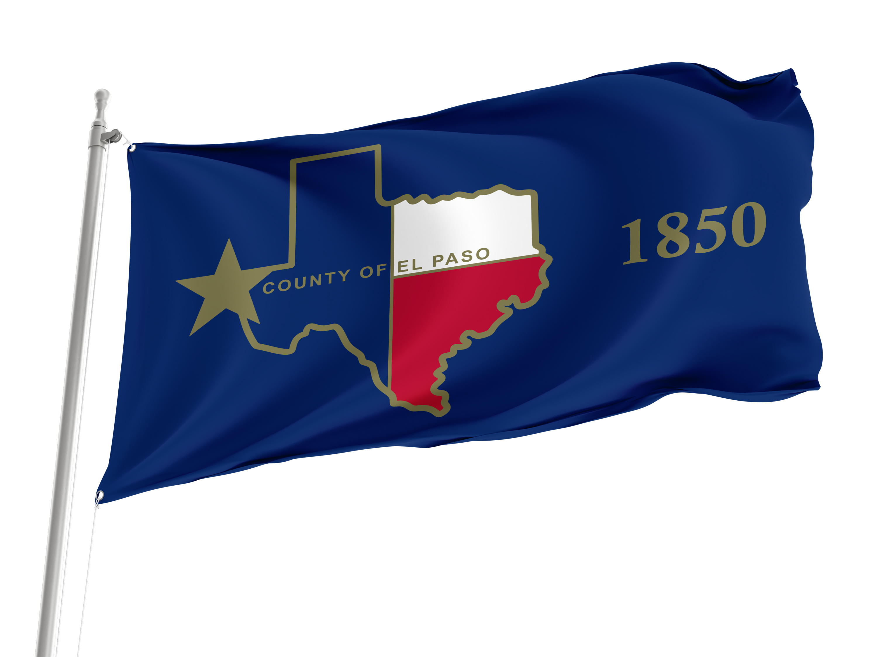 El Paso County Flag for Indoor & Outdoor Use