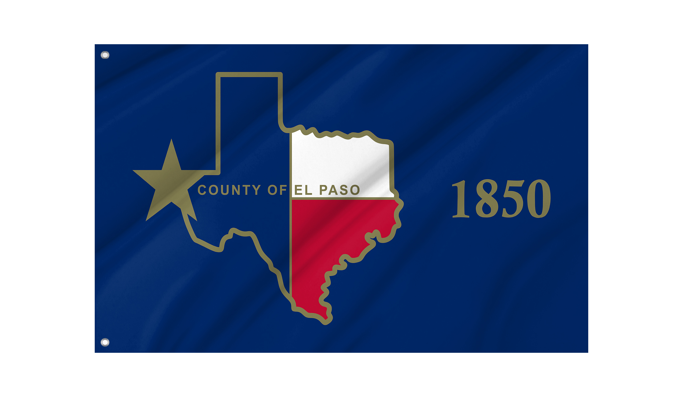 El Paso County Flag for Indoor & Outdoor Use