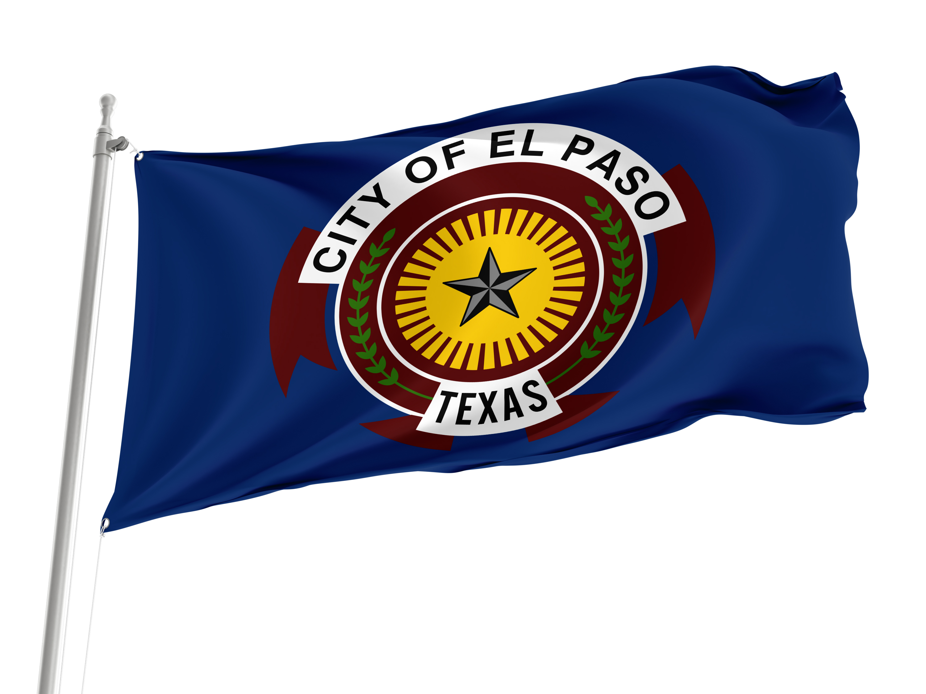 El Paso City Flag for Indoor & Outdoor Use